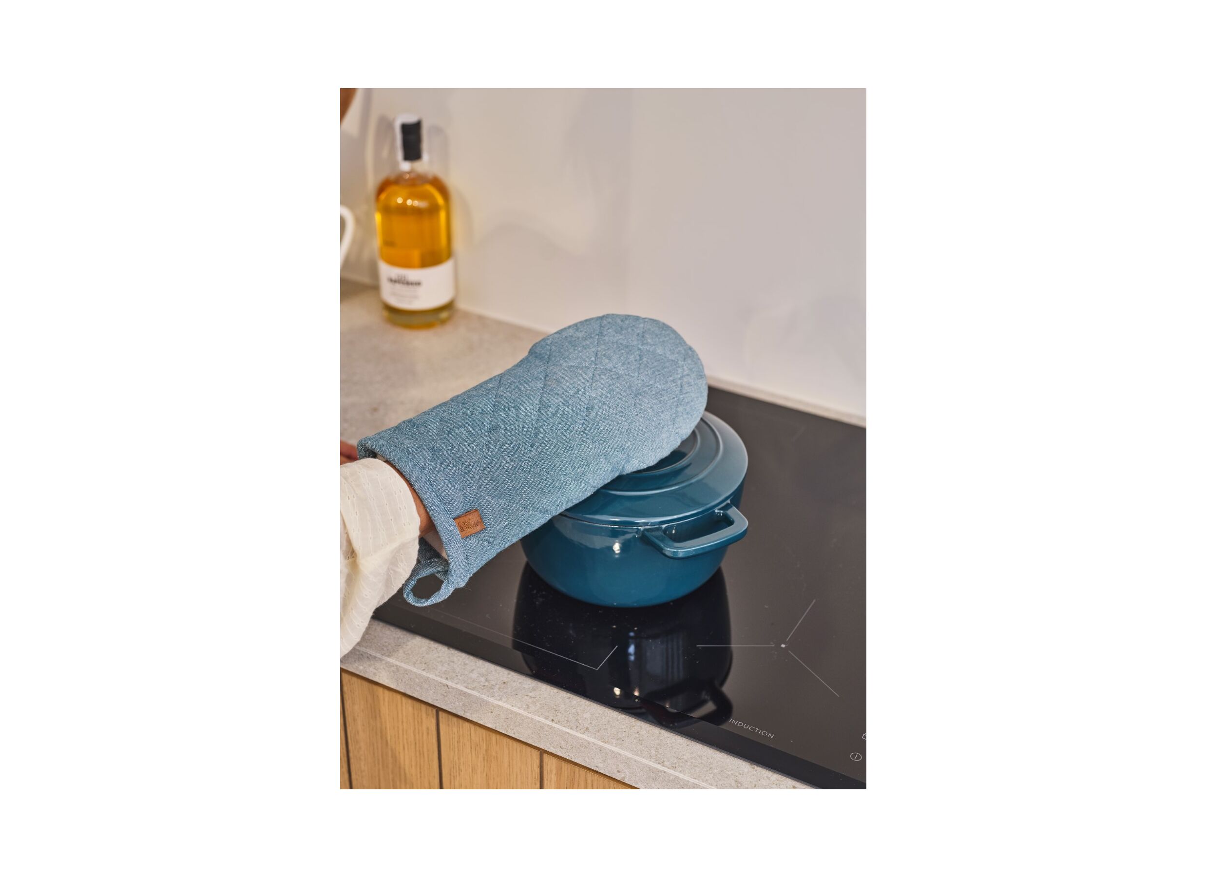 Foto ambiance - Gant isolant Stoff 31x15cm - coton - vert