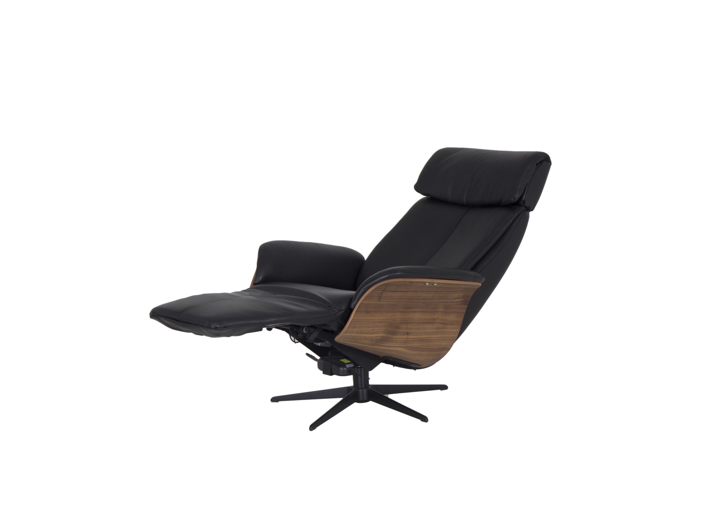 Relaxzetel Relax 7602 elektrisch leder zwart