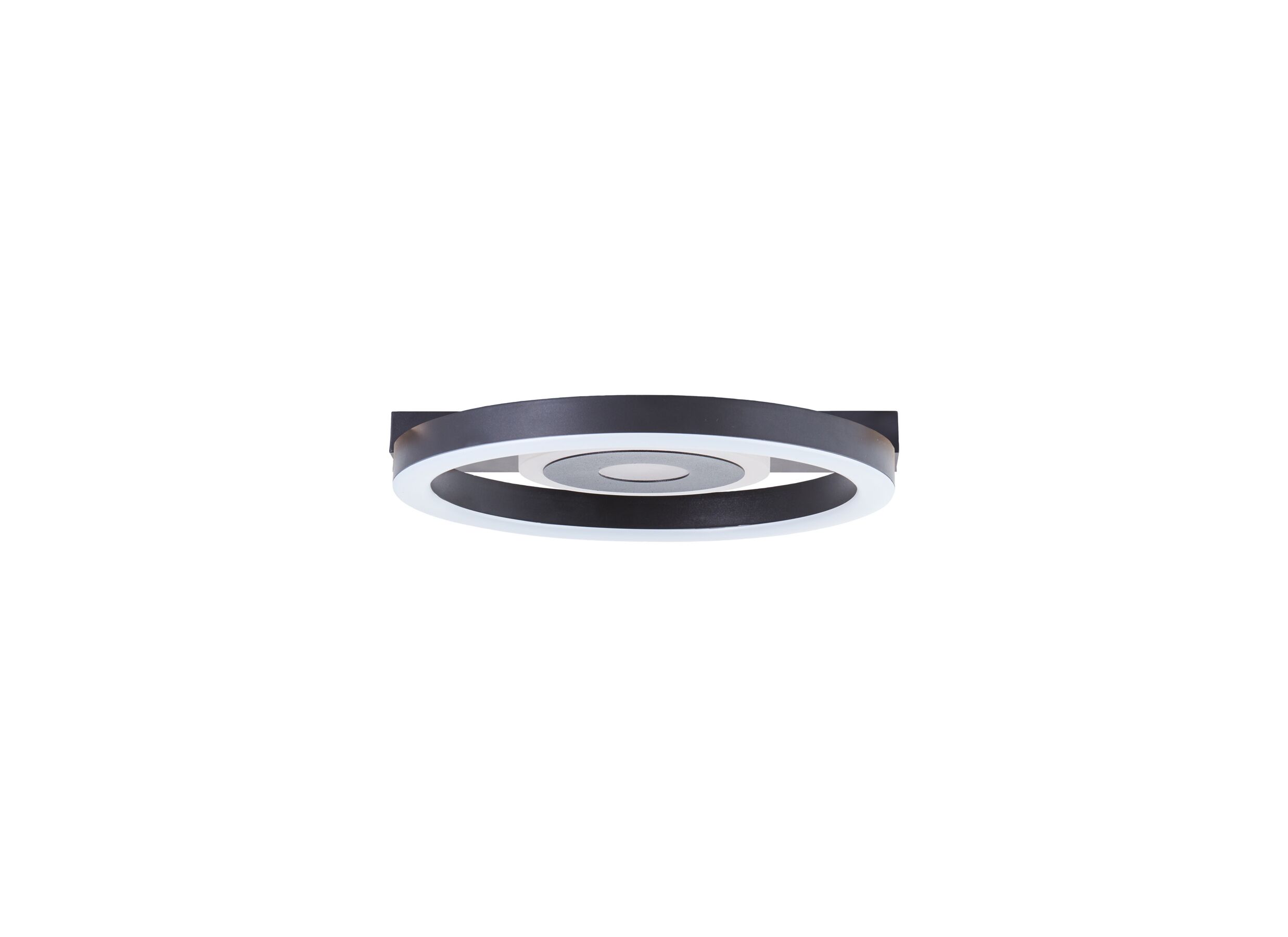Overzichtsfoto - Plafondlamp Maureen Ø20cm - metaal/kunststof - zwart
