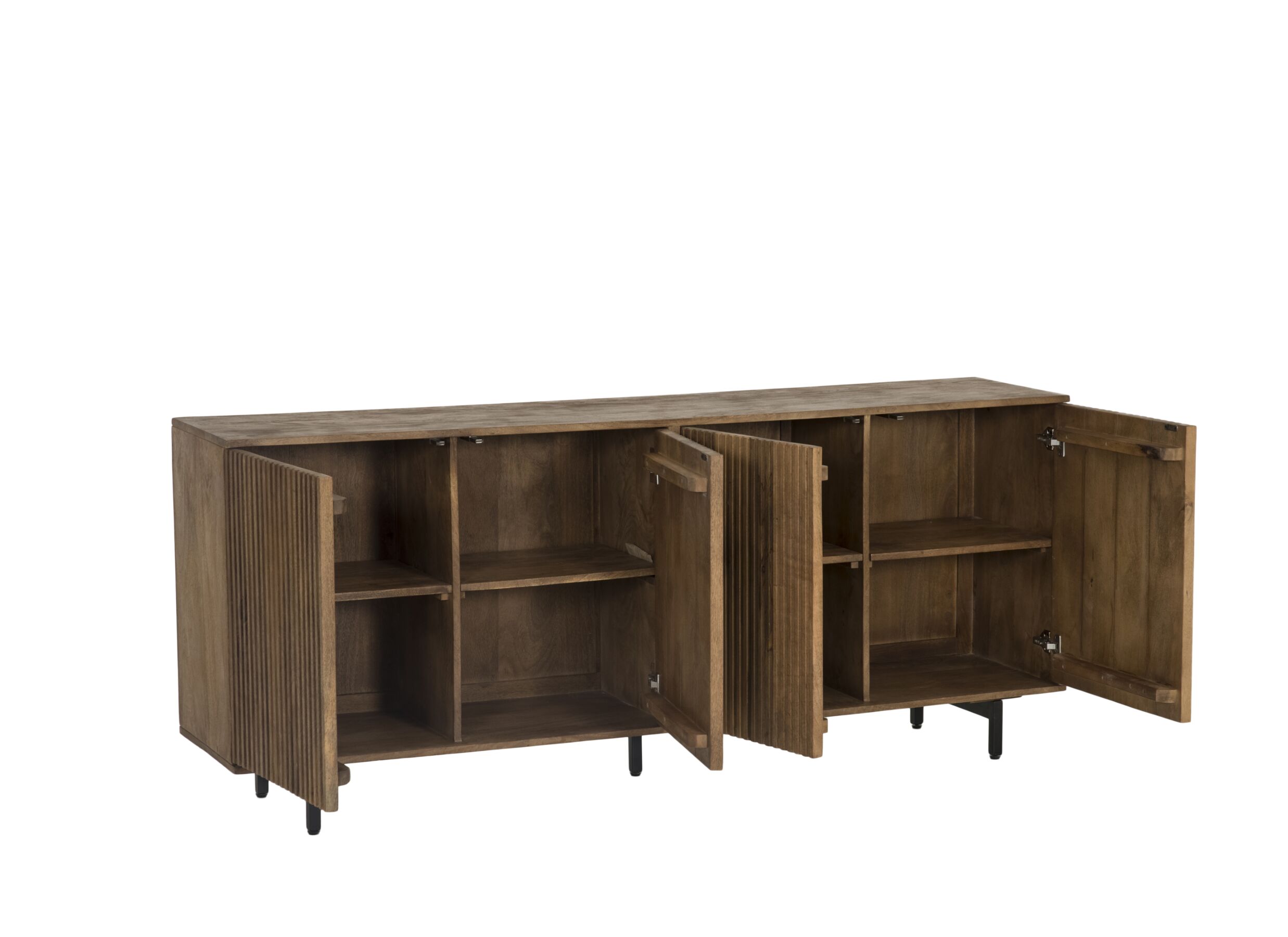 Indeling - Dressoir Angkor 200cm - mango massief - naturel