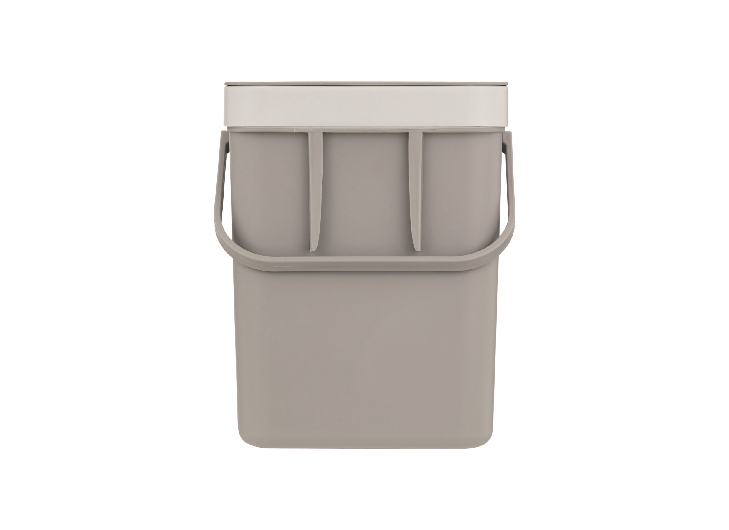 Overzichtsfoto - Tafelafvalemmer Compost 5L - kunststof - taupe