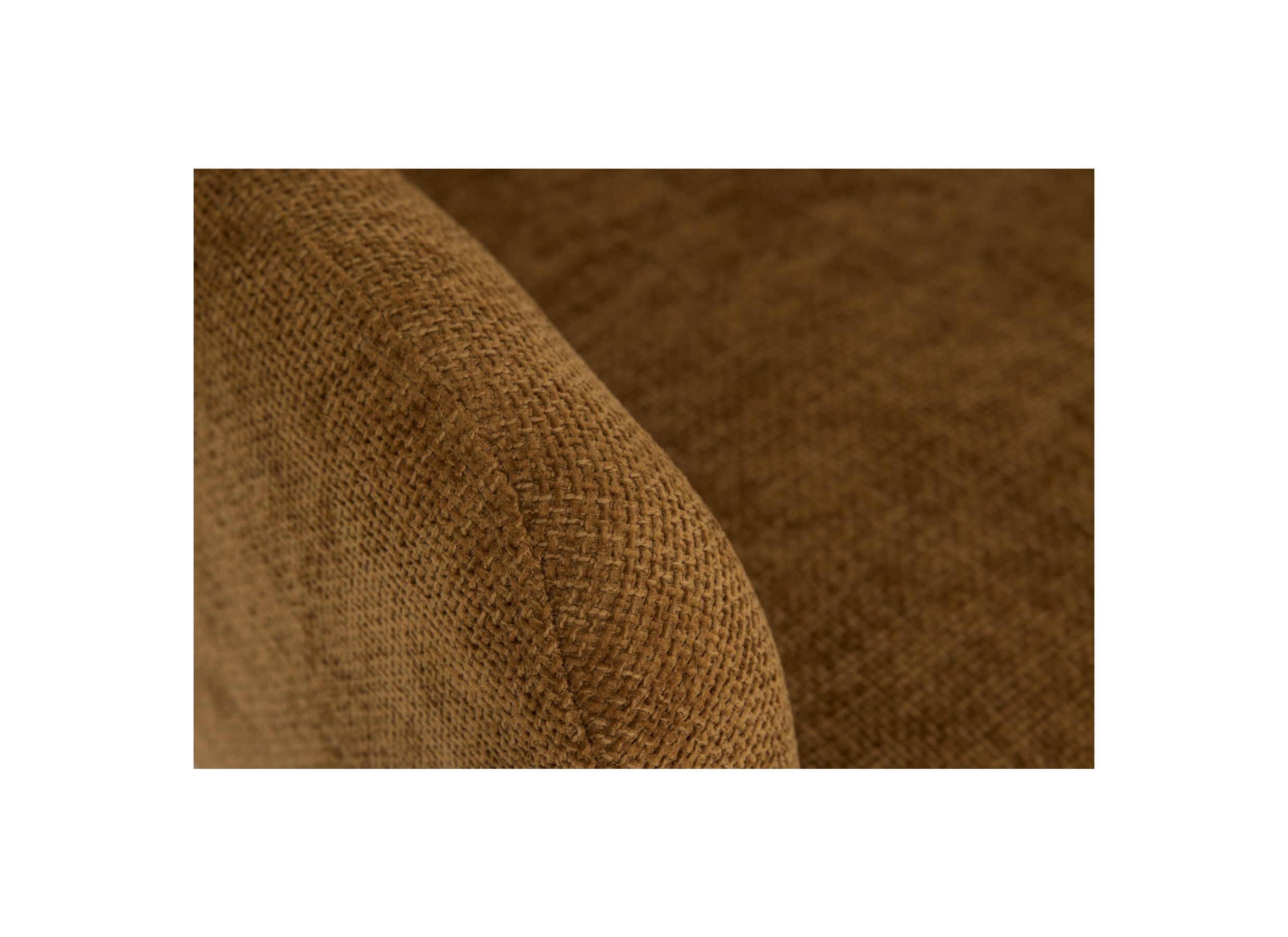 Detail - Fauteuil pivotant Skog 70x75x85cm - tissu - cognac