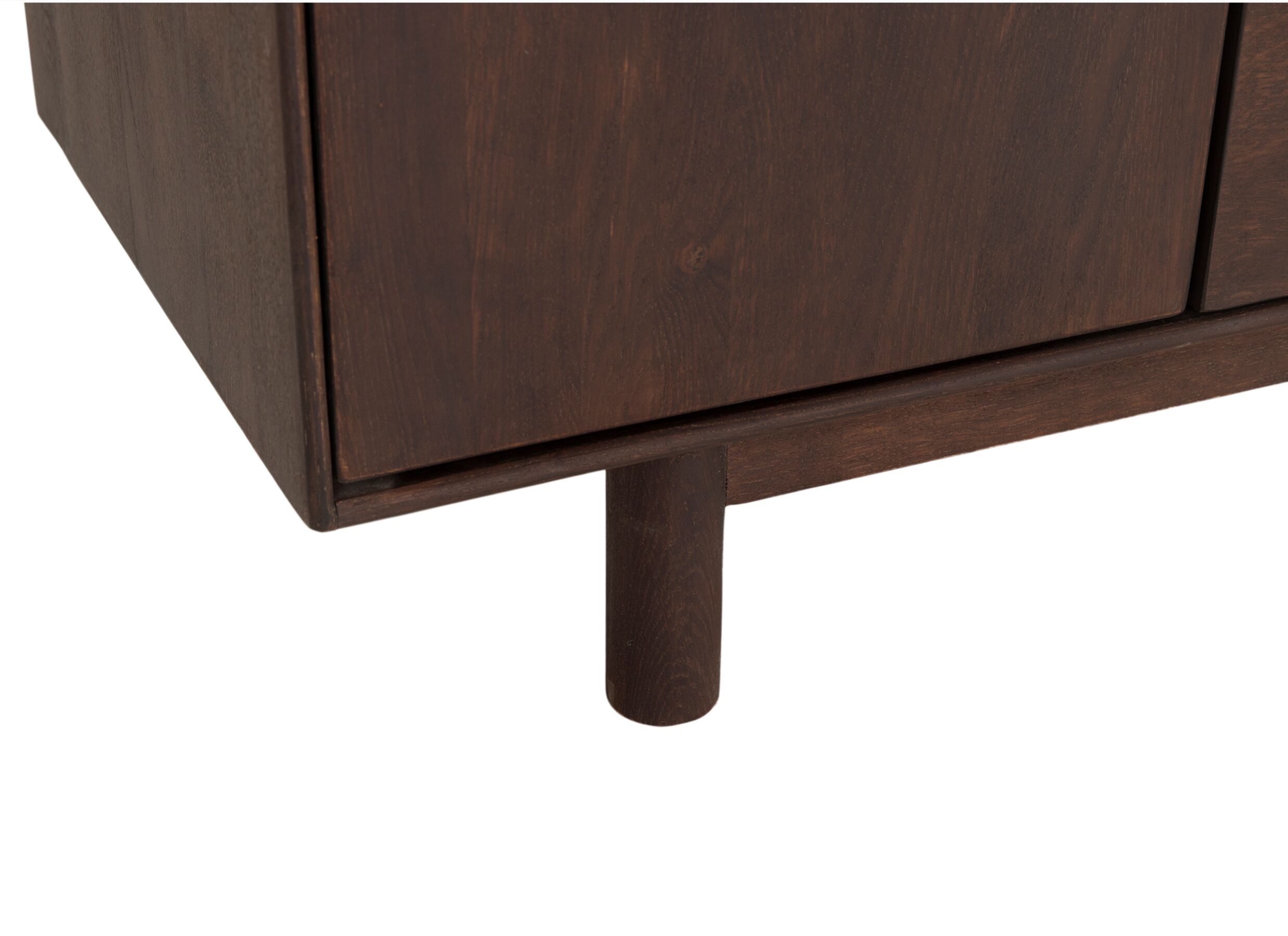 Detailfoto - Tv-meubel Fall 150cm - eik massief - bruin