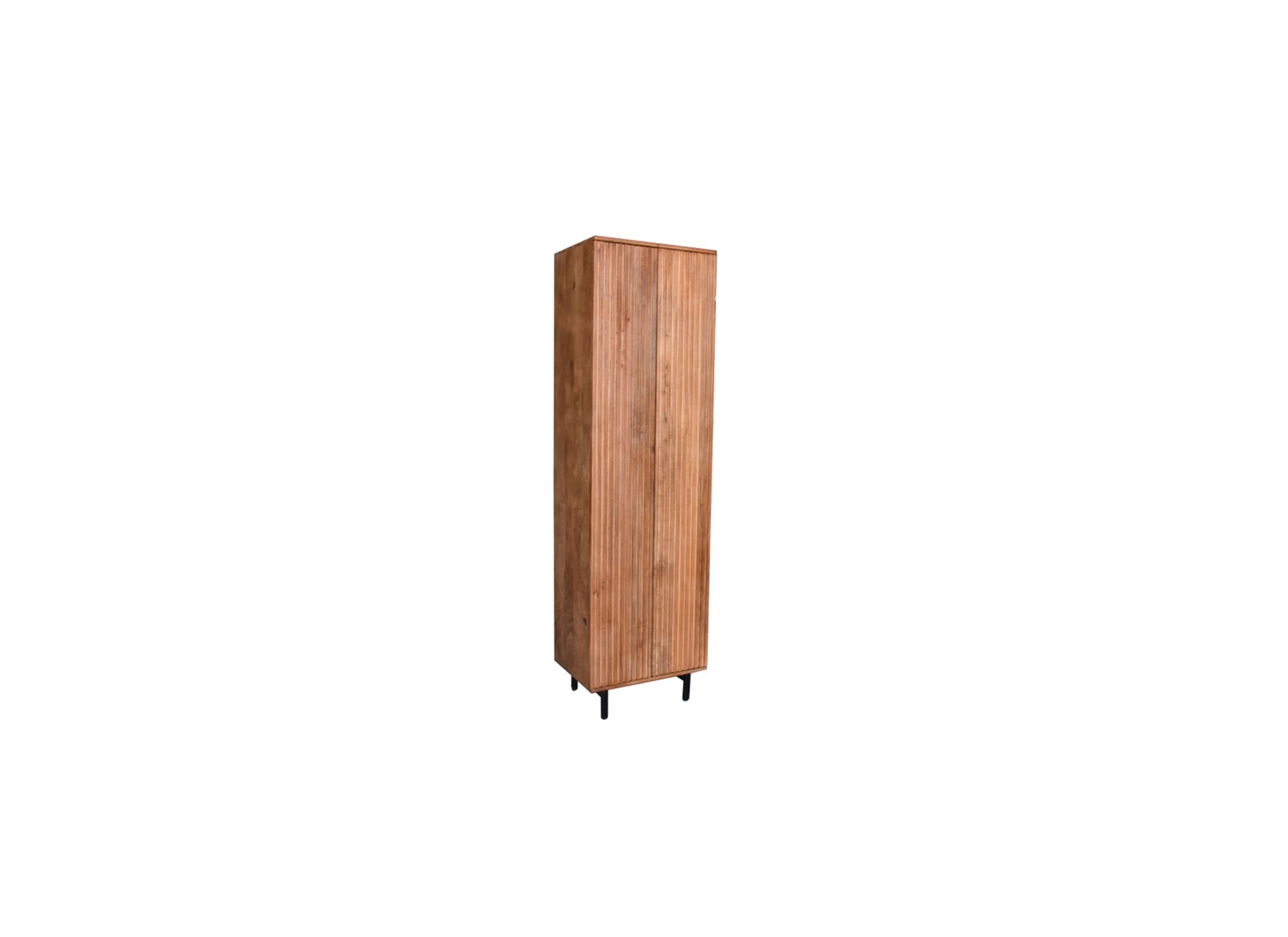 Hoofdfoto - Kast Angkor 80x42x210cm - mango massief - naturel