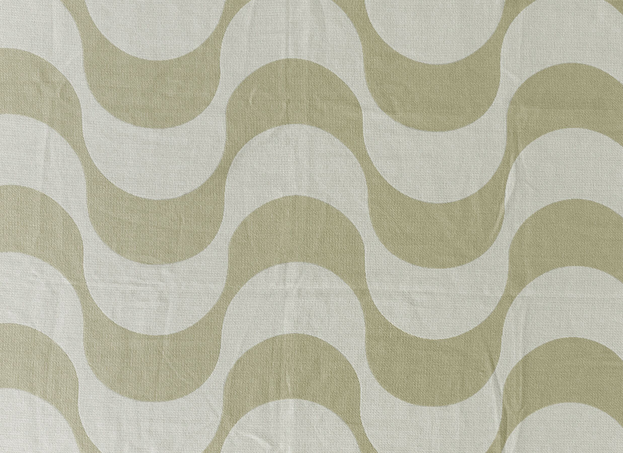 Detail - Plaid Swirl 140x180cm - polyester & viscose - sage green