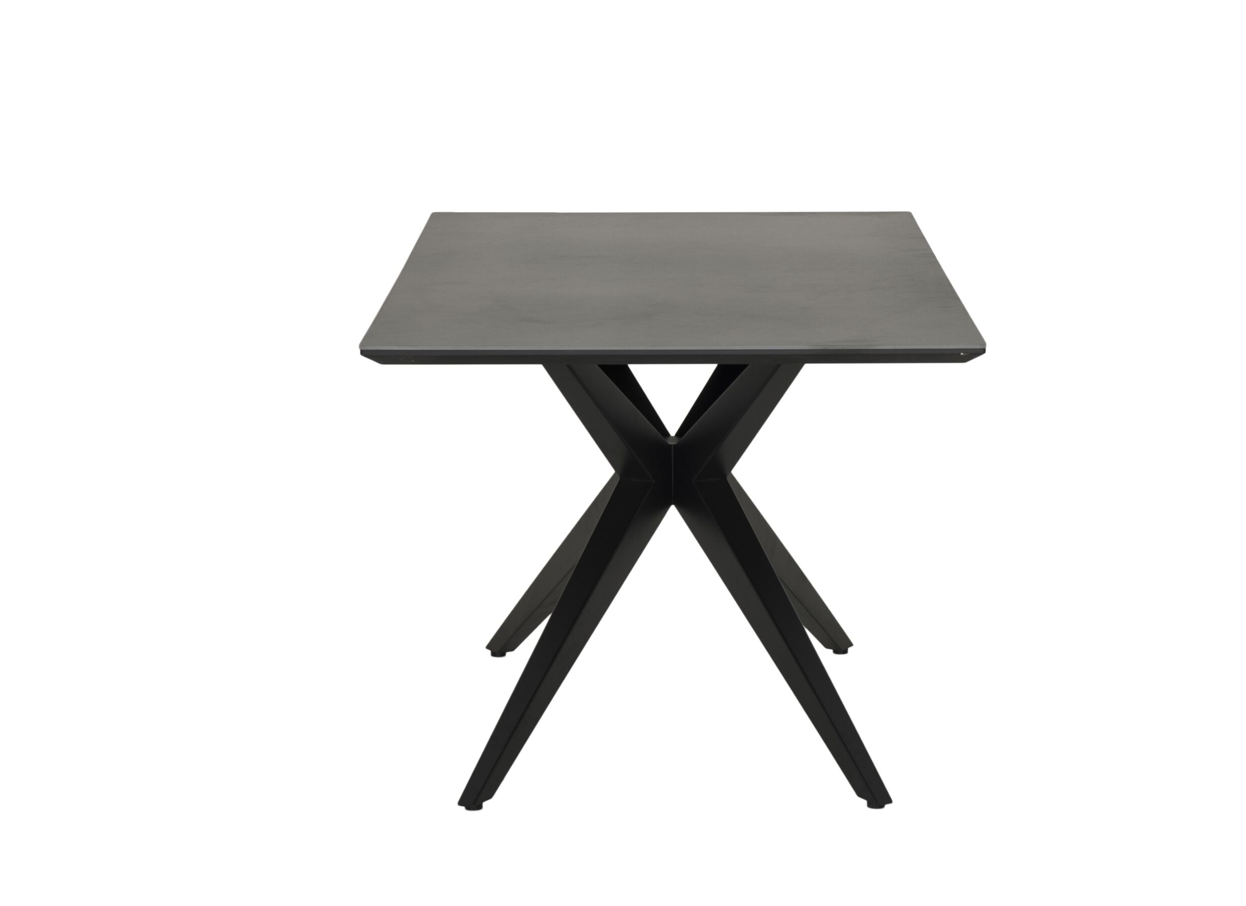 Overzichtsfoto - Tafel Sapphire 180x90cm - MDF & metaal - donkergrijs