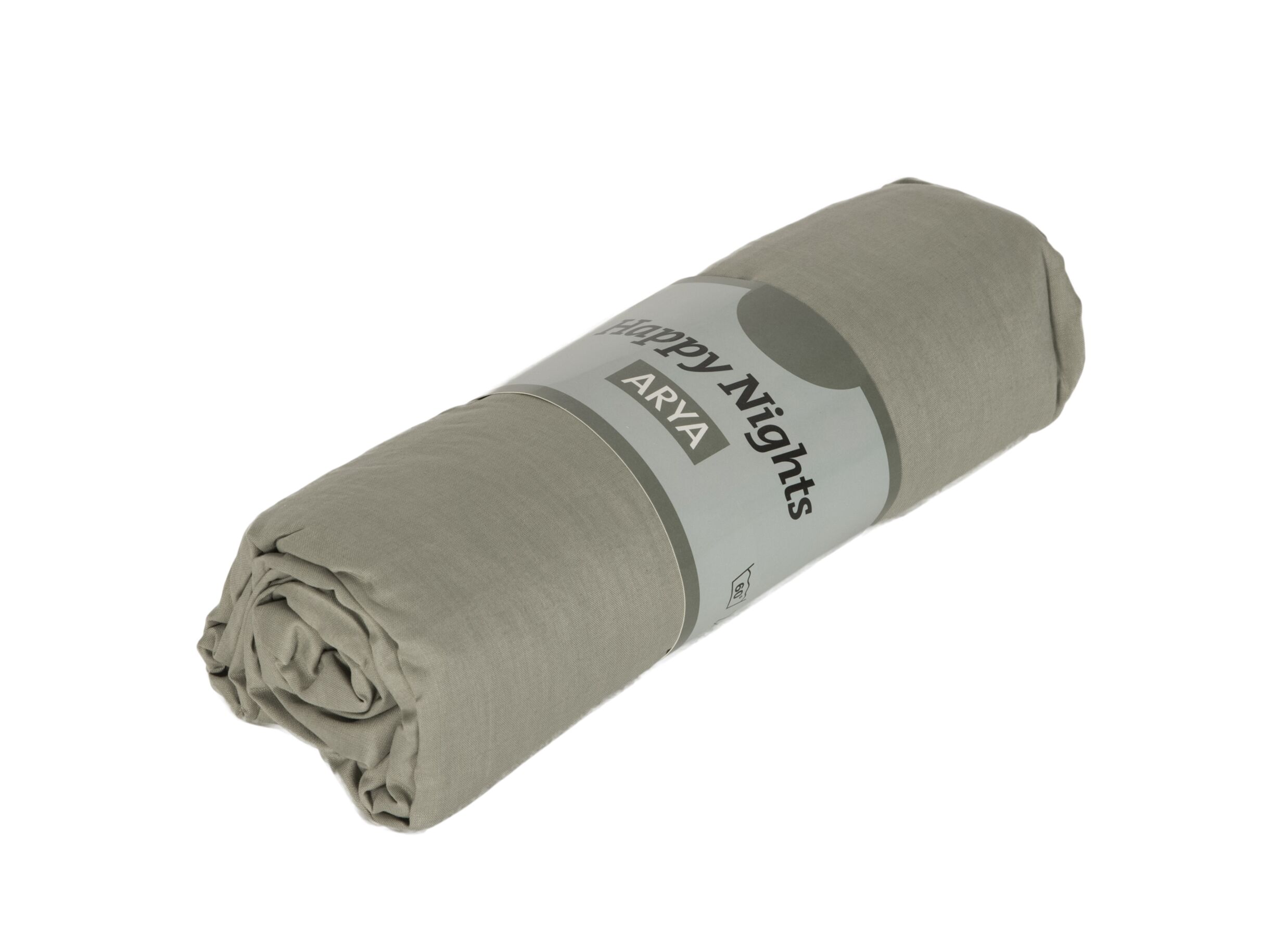Aperçu - Drap-housse Arya 160x200cm - coton - olive