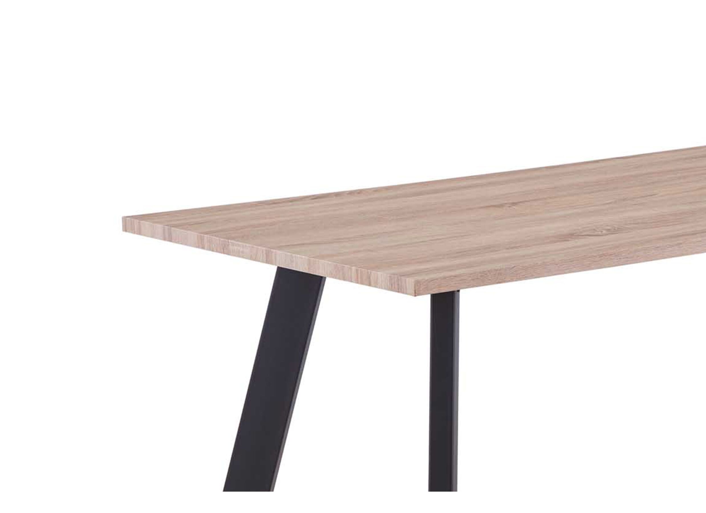 Table Law 160x80cm - melamine - sonoma