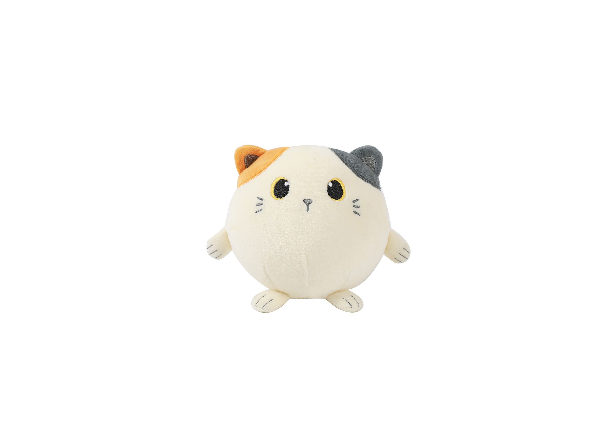 Kussen Squishy Orange Cat Ø13cm - stof - oranje - Coussin Squishy Orange Cat Ø13cm - tissu - orange