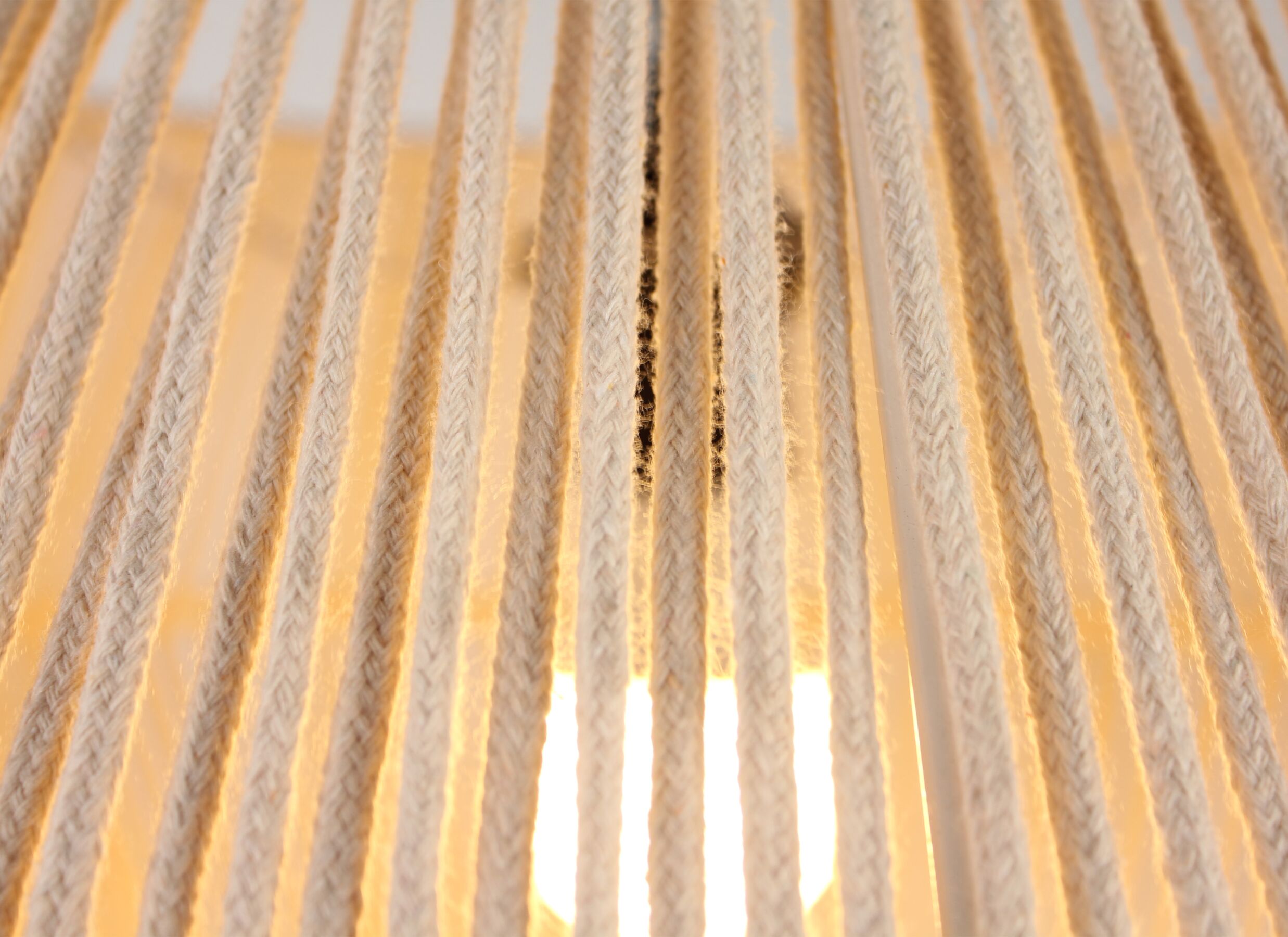 Detail - Suspension Eika Ø45cm E27 - coton - beige