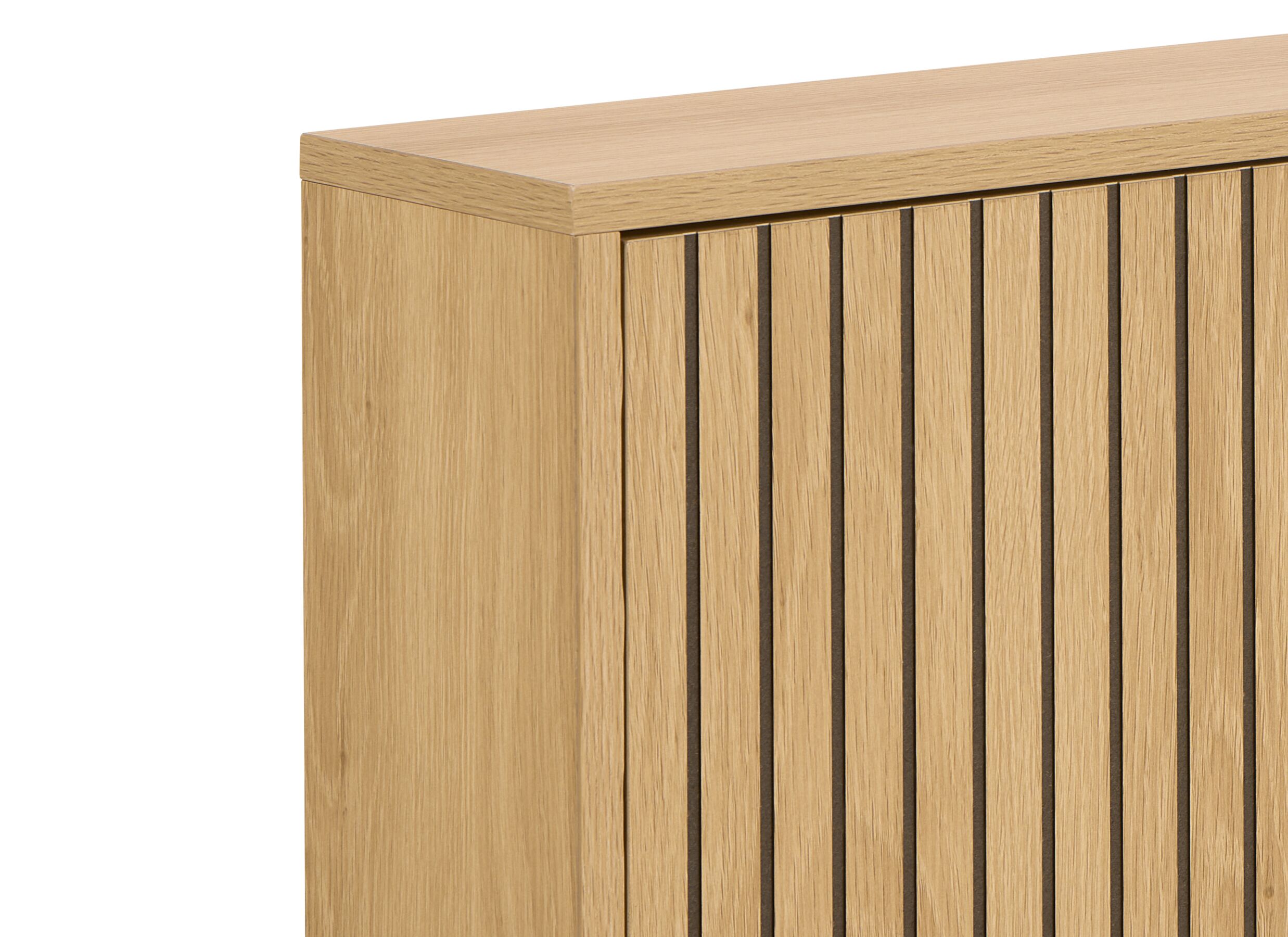 Detailfoto - Schoenenkast 72x17x43cm - decor - bruin