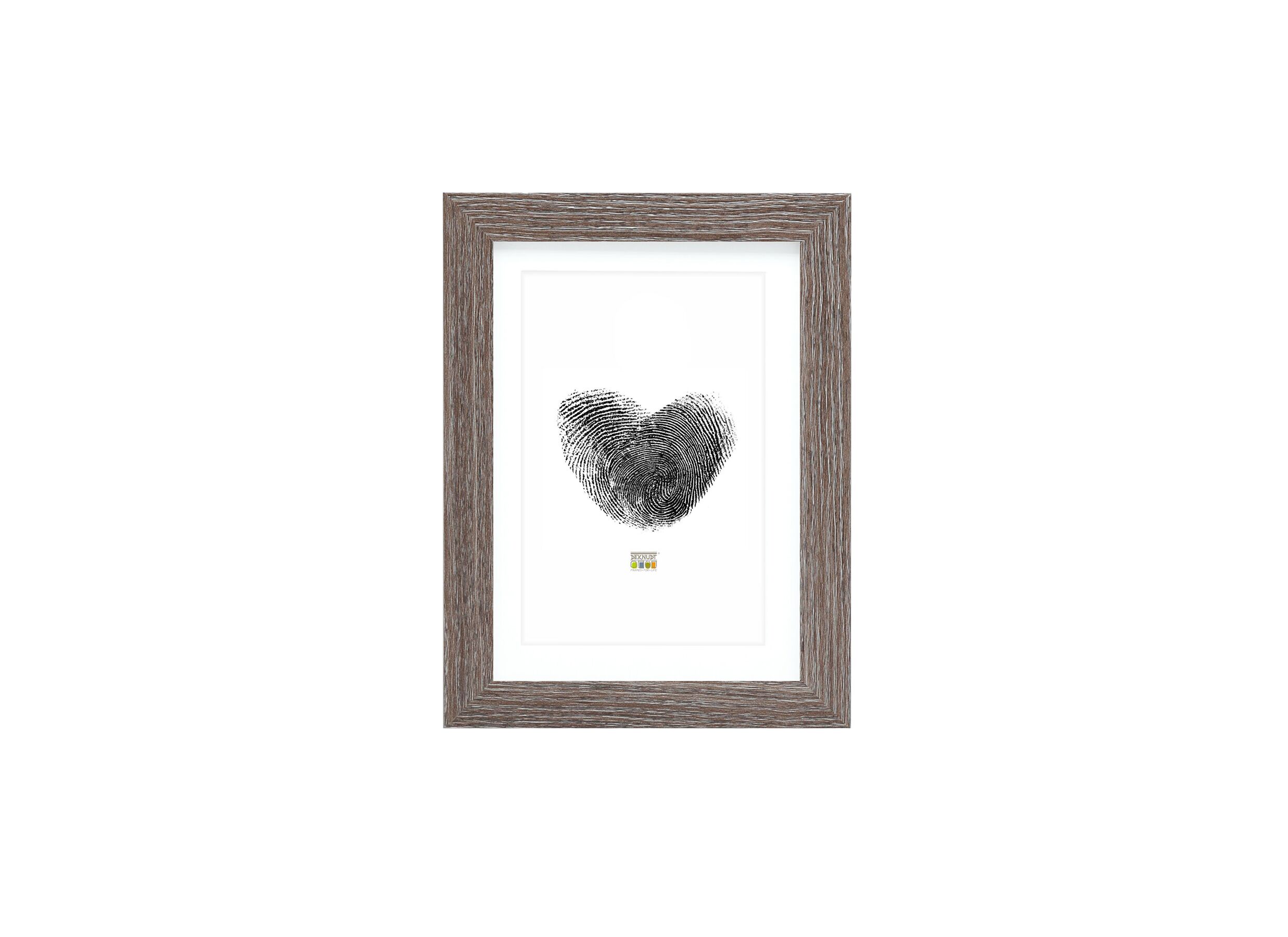 Cadre photo 15x20cm - Cadre photo 20x15cm - verre - gris