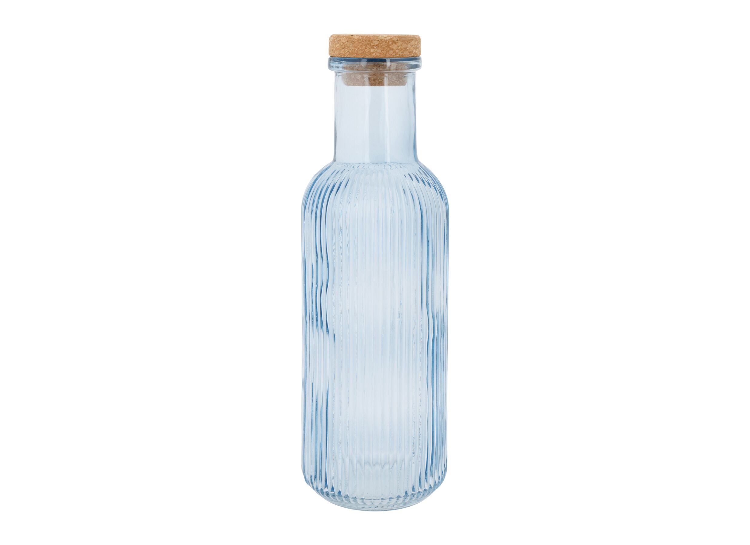Plus Important - Bouteille à eau Raya 1L - verre - bleu