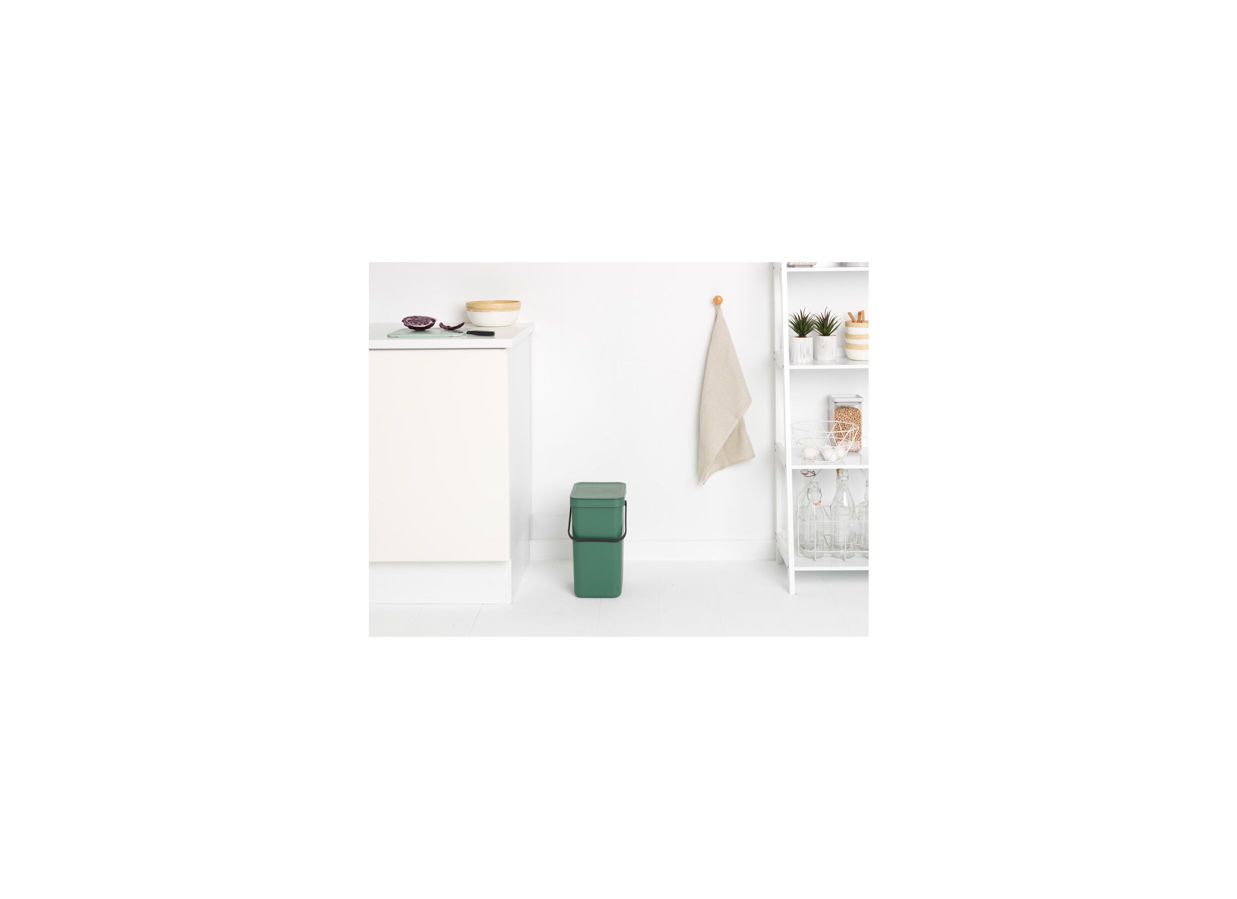 Foto ambiance - Poubelle Sort & Go Brabantia 12L vert