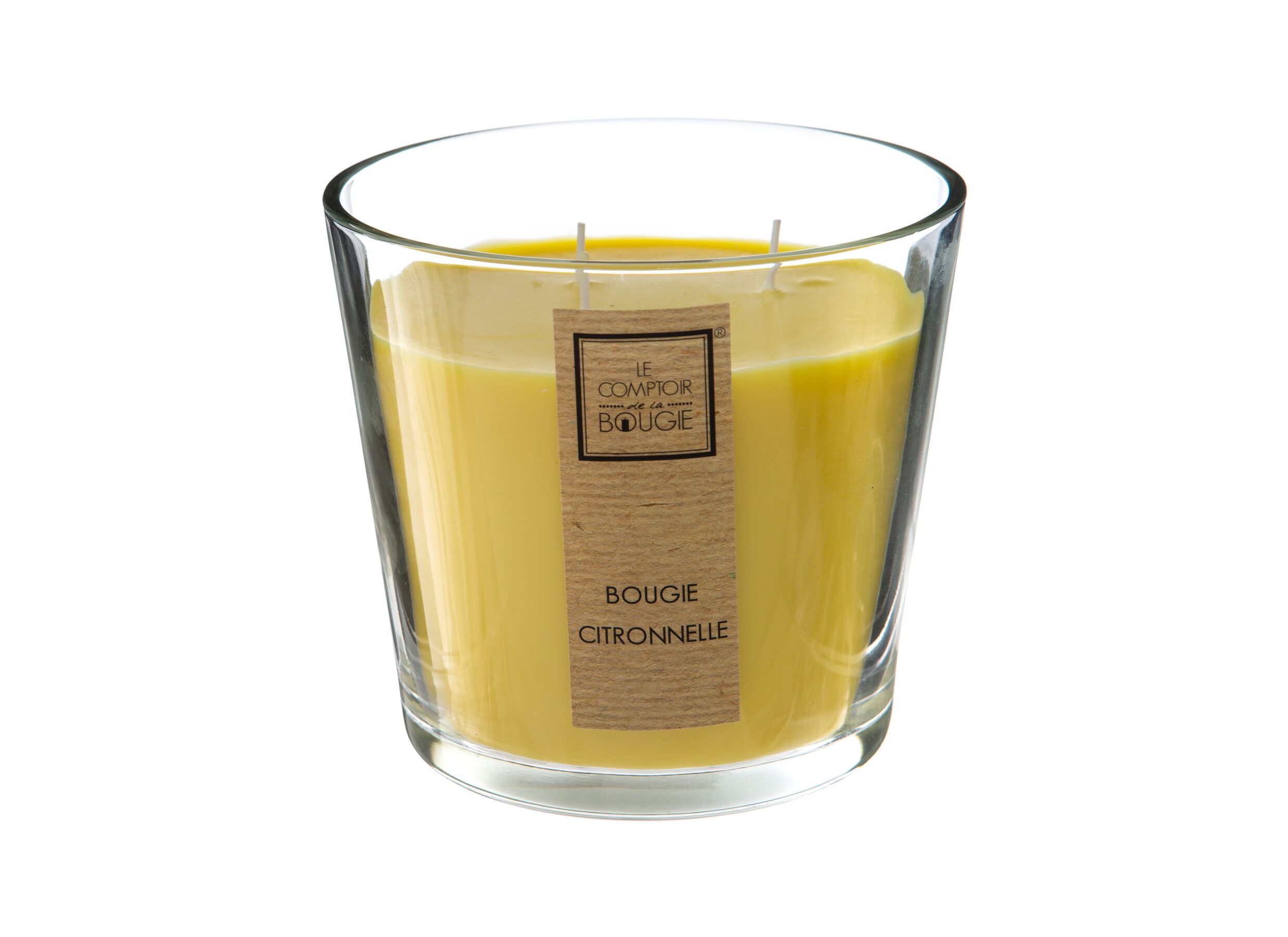 Plus Important - Bougie parfumée Citronella 40h jaune