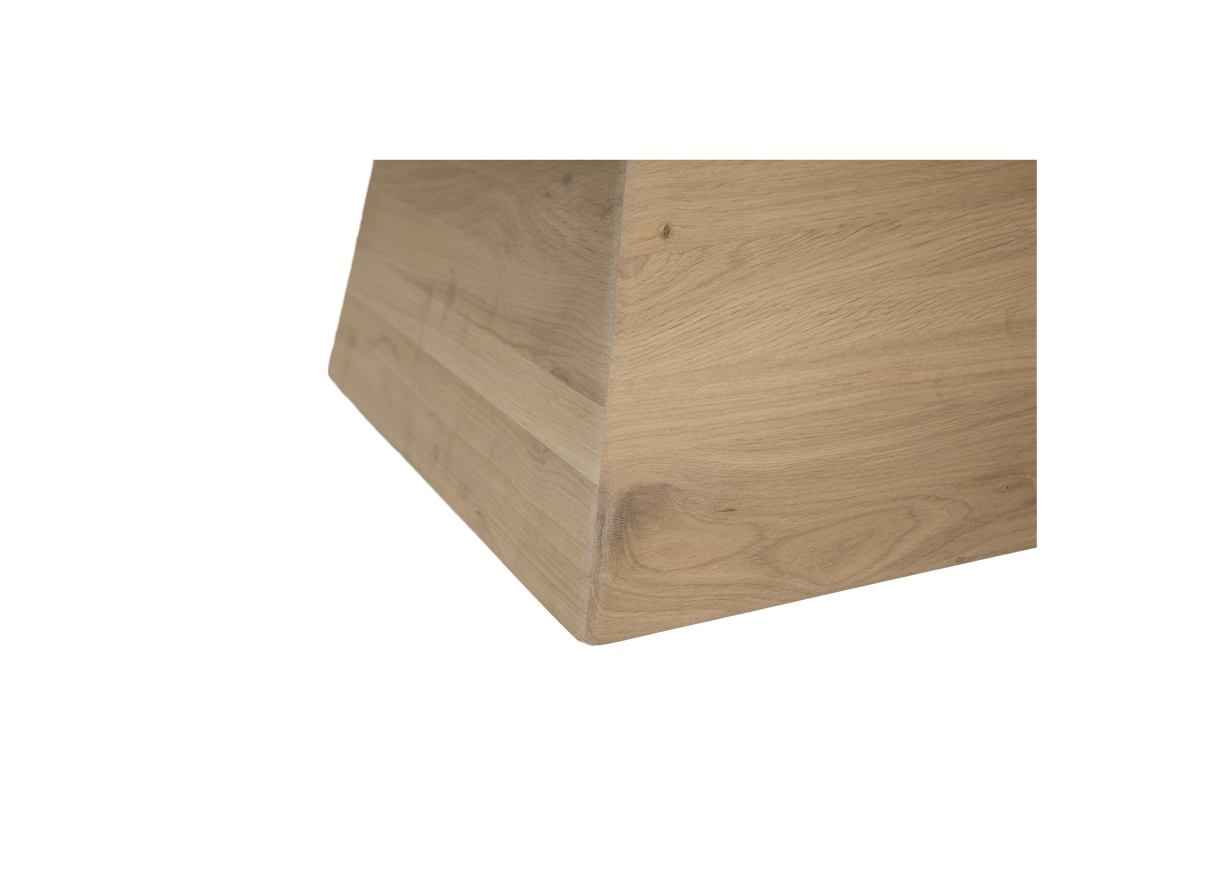 Table basse Float 80x80x30cm chêne massif - naturel