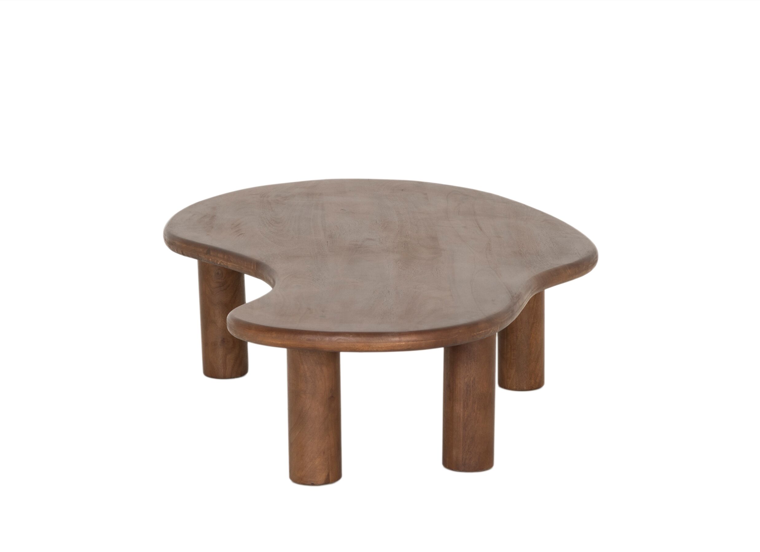 Aperçu - Table basse Goutte 145x85cm - manguier massif - marron