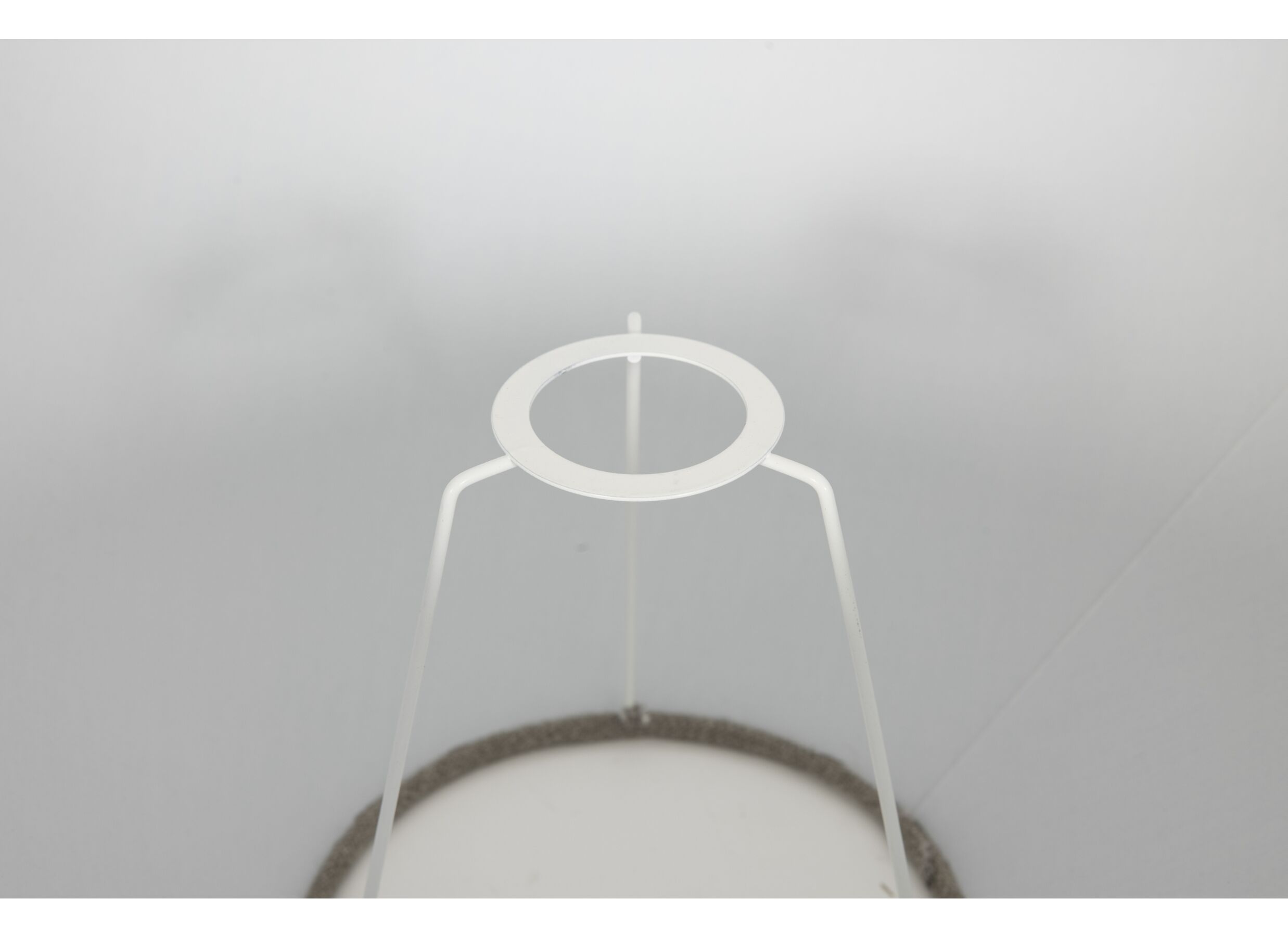 Detailfoto - Lampenkap Ø40 - stof - taupe