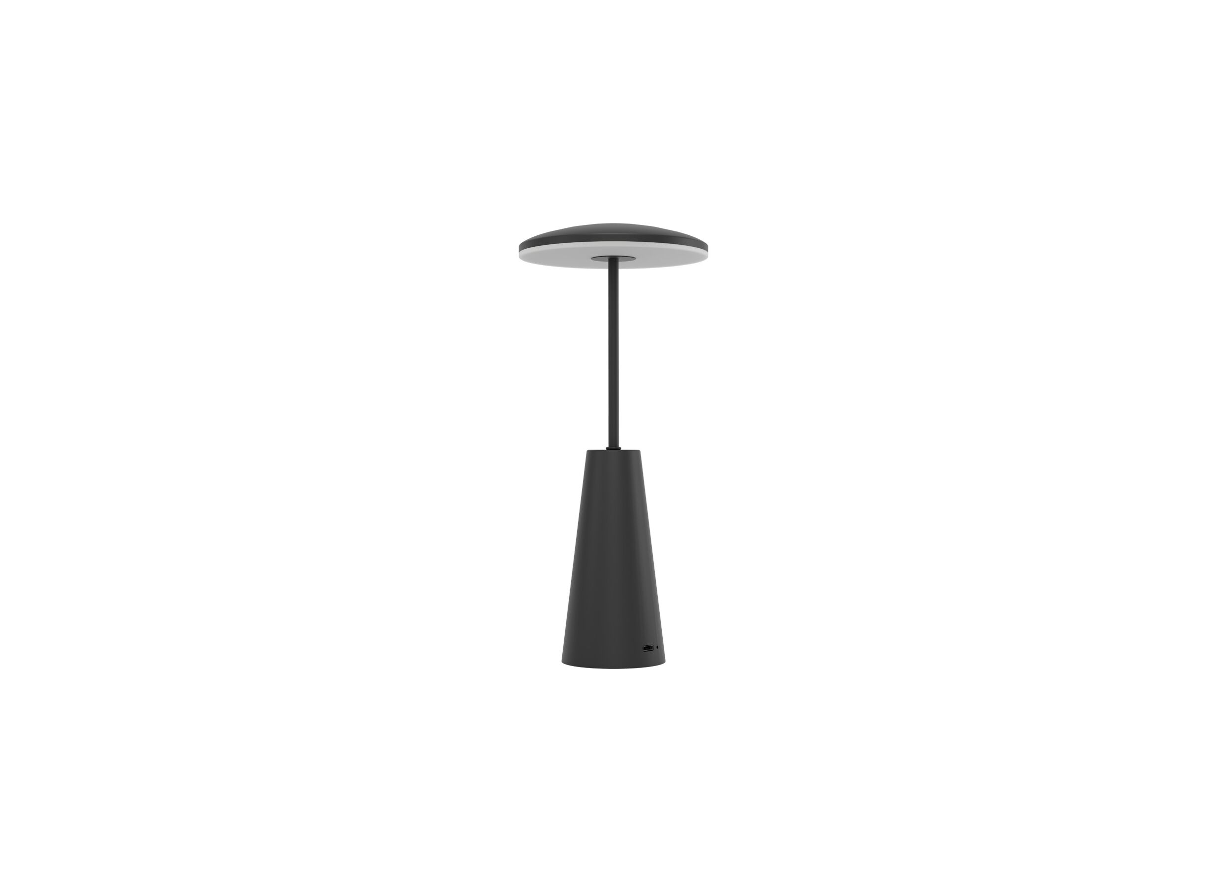 Overzichtsfoto - Tafellamp Piccola LED H28cm staal zwart