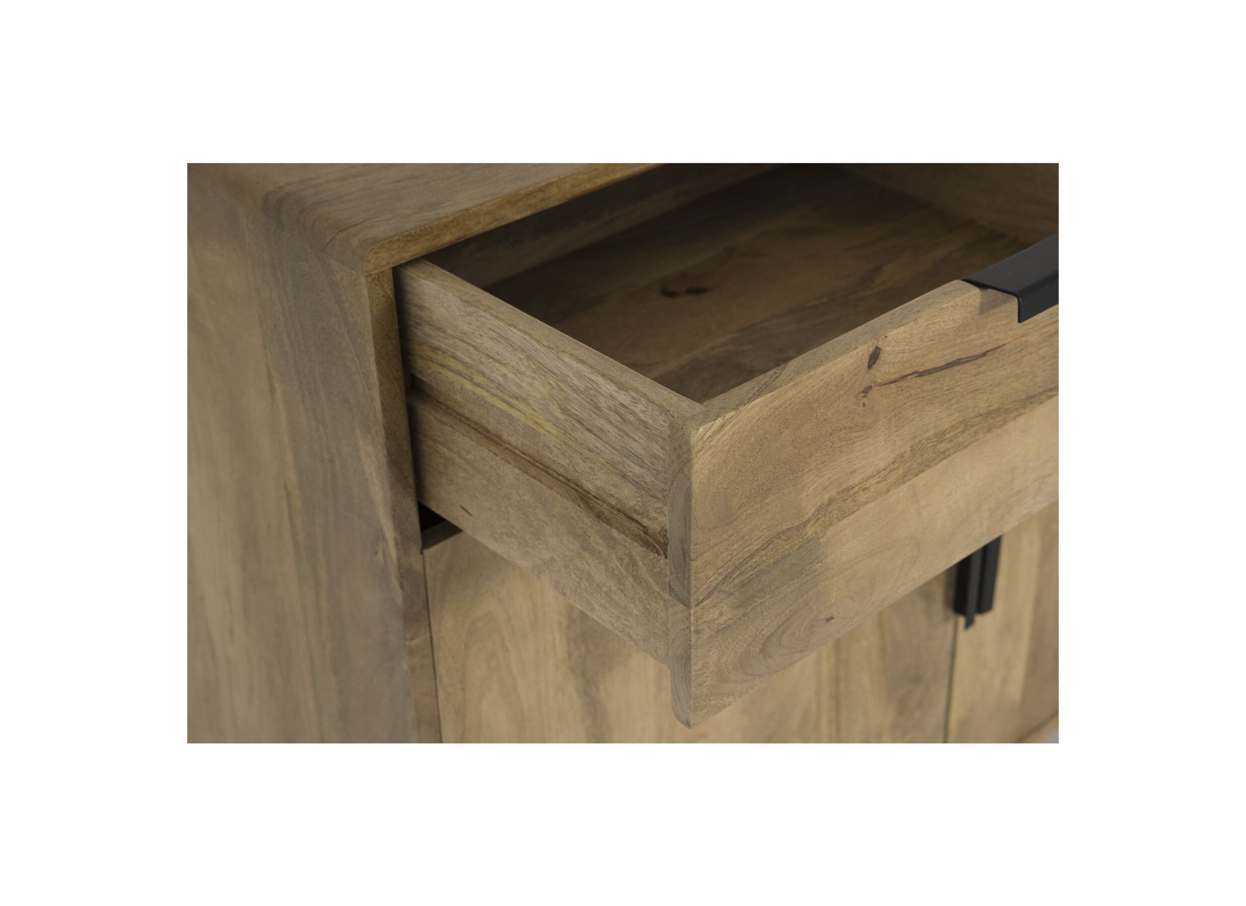 Detail - Buffet Tribe 150cm - manguier massif - naturel