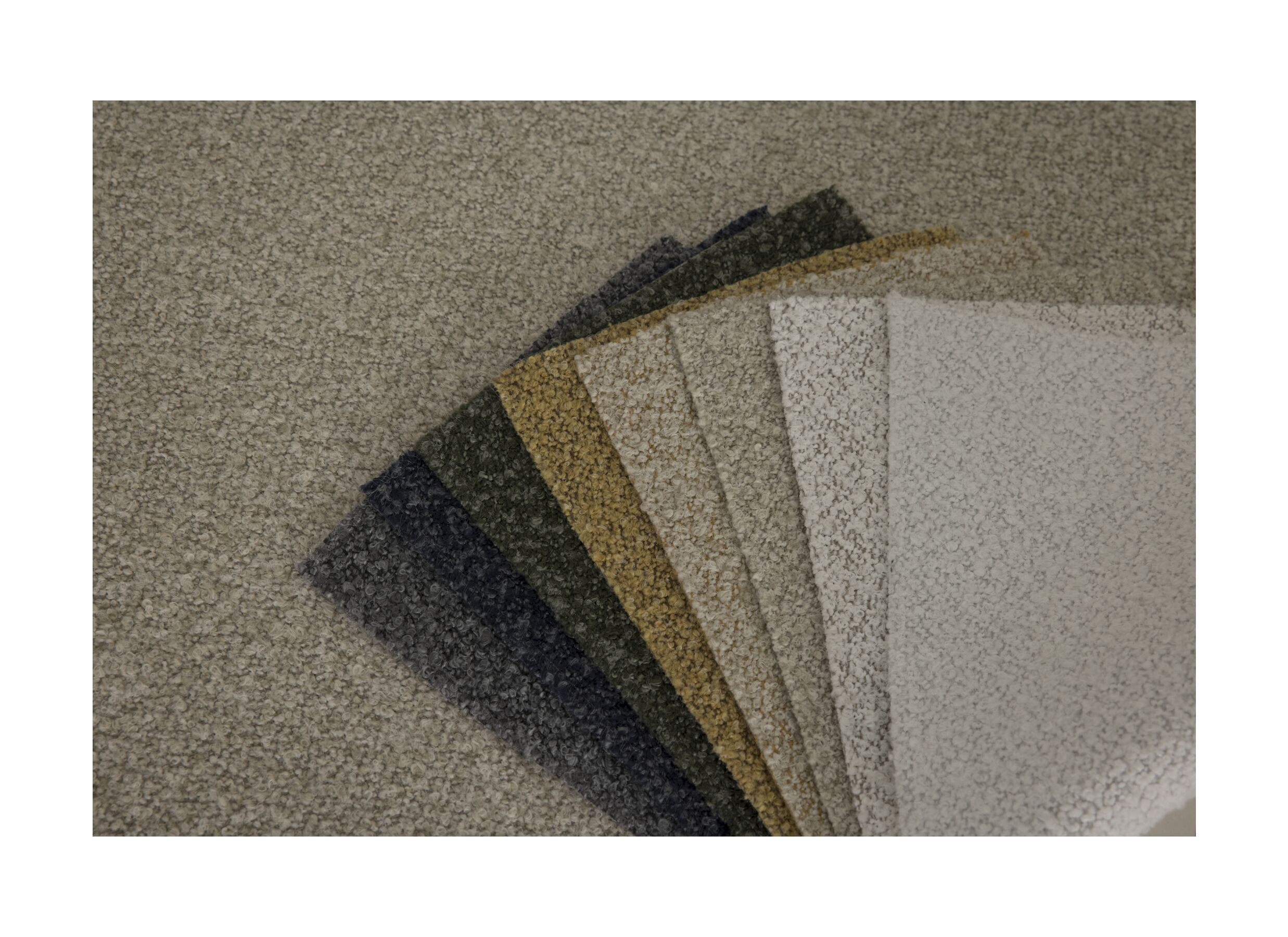 Couleurs - Canapé d'angle Carre 356x160cm - tissu - beige