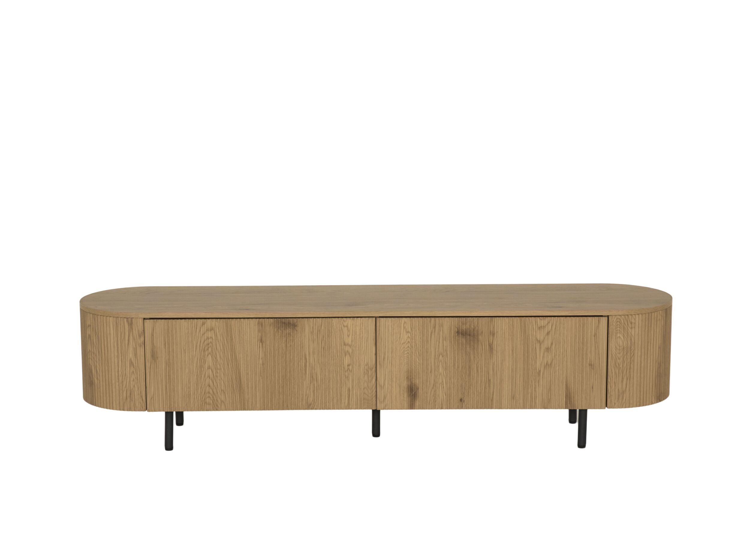 Aperçu - Meuble TV Sordino 180cm - MDF/métal - naturel