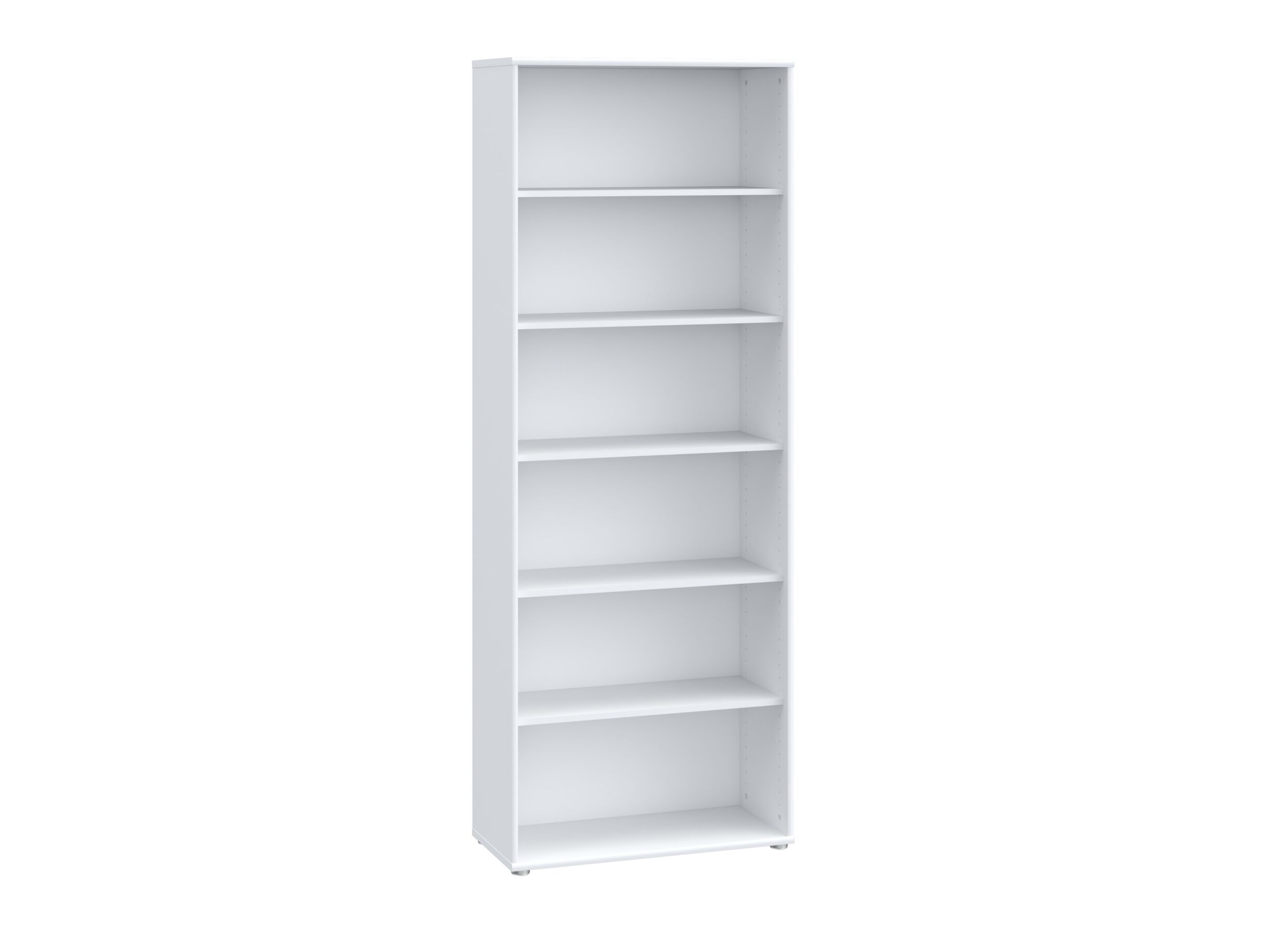 Boekenkast Topic 74x35x198cm - decor - wit - Bibliothèque Topic 74x35x198cm - décor - blanc