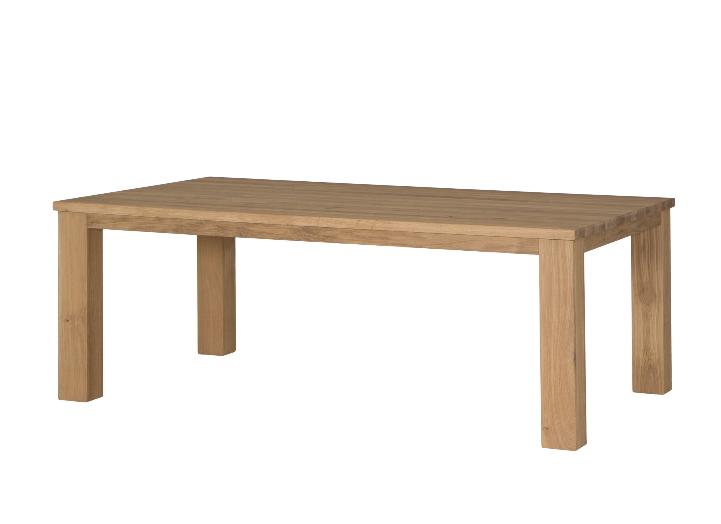 Table Amarillo 220x100cm - chêne massif - naturel