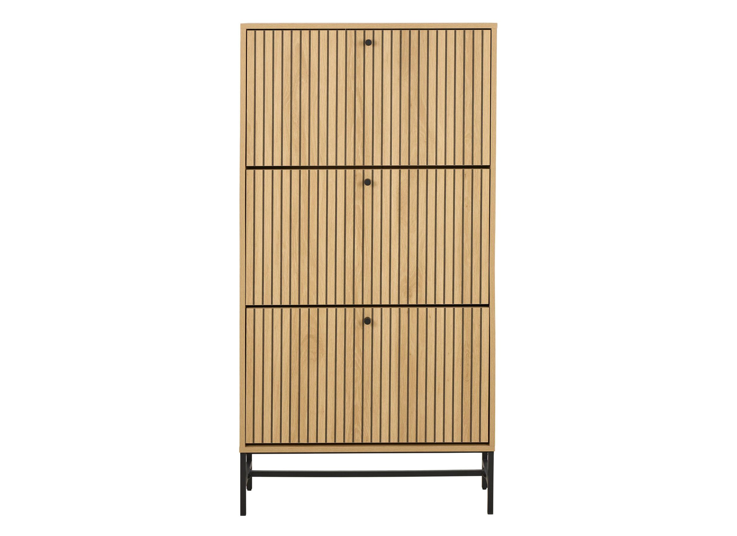 Aperçu - Armoire à chaussures 72x25x141cm - décor - chêne