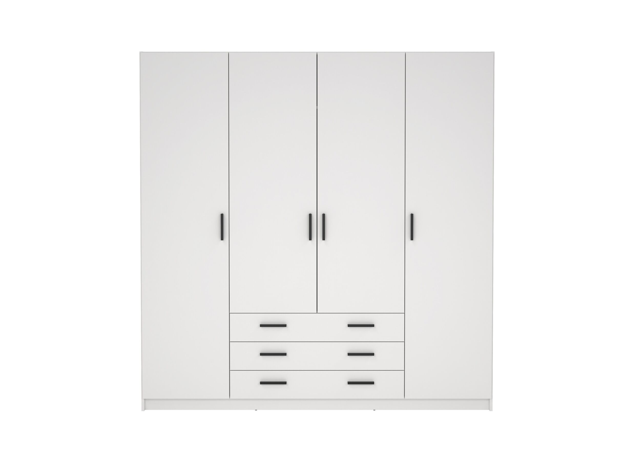 Aperçu - Garde-robe Sprint 196cm - décor - blanc