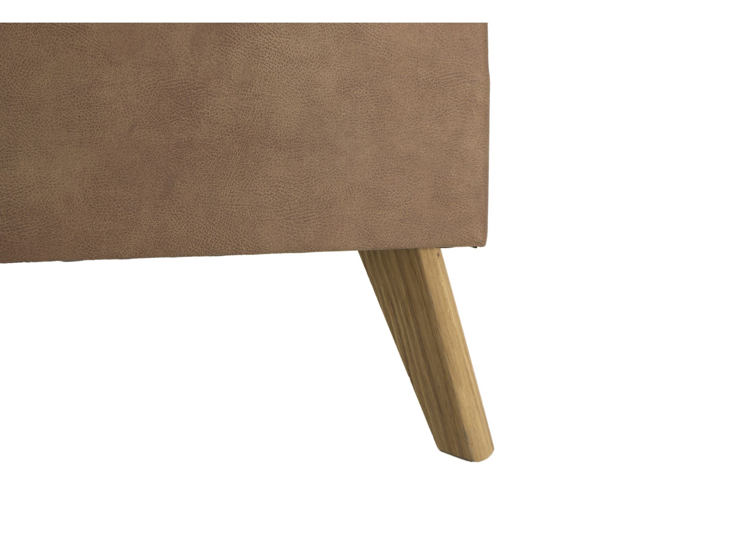 Detail - Boxspring Skagen 180x200cm similicuir cognac