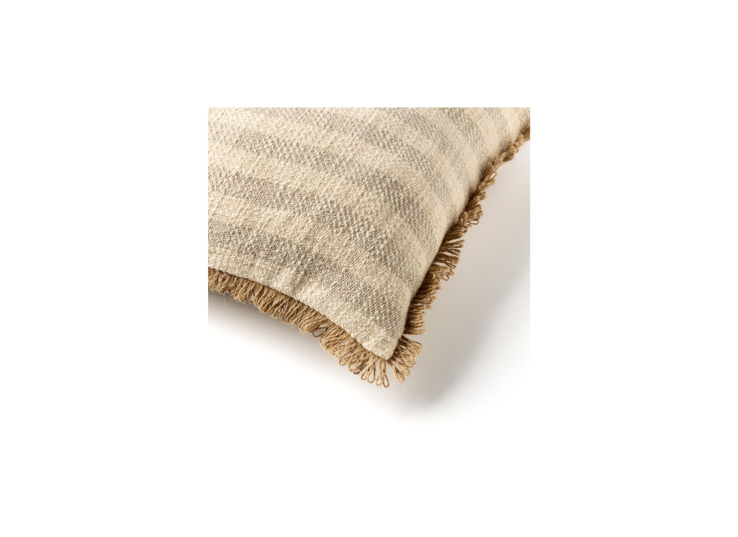 Detail - Coussin Carlos 45x45cm - tissu - naturel