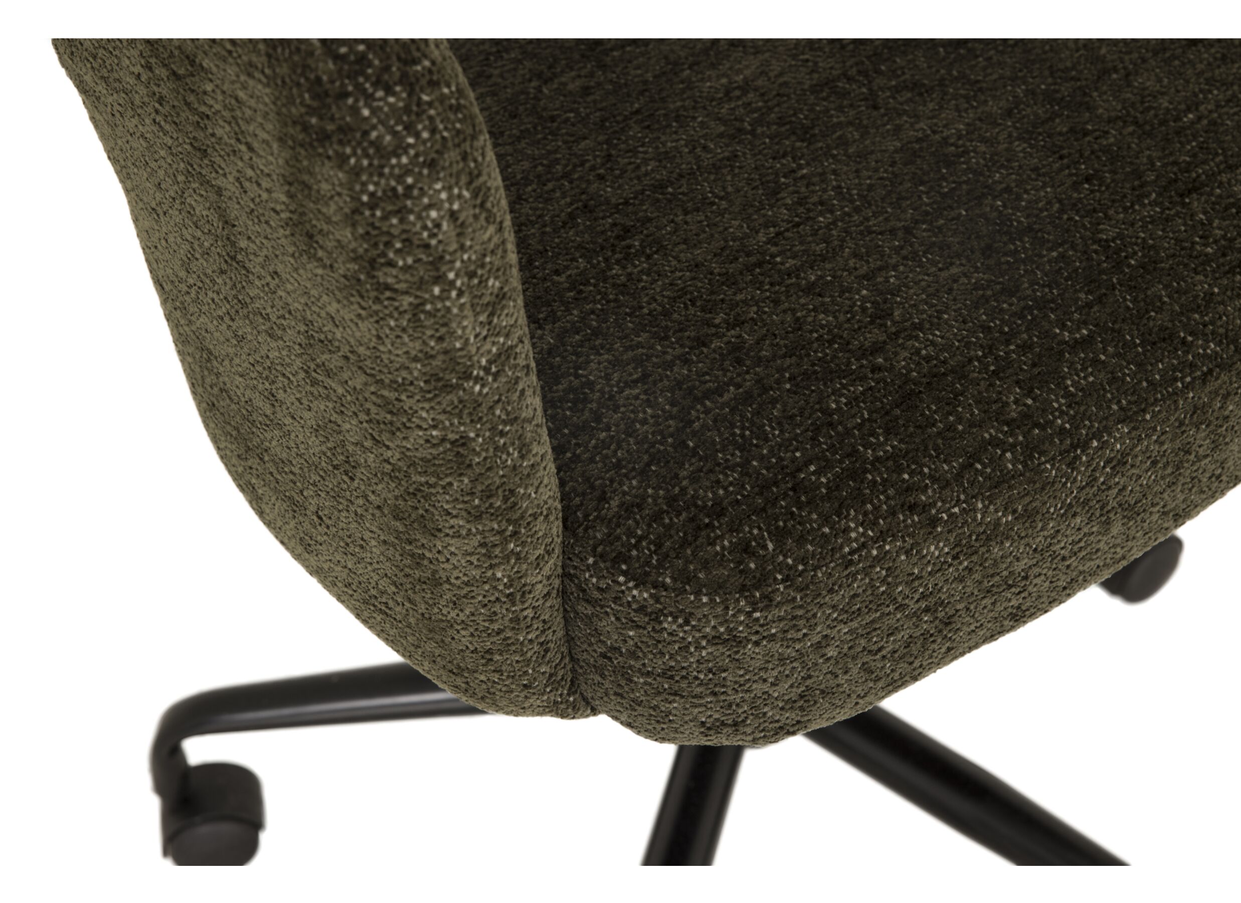 Detail - Chaise de bureau Robin 60x56x79,5cm - tissu - vert