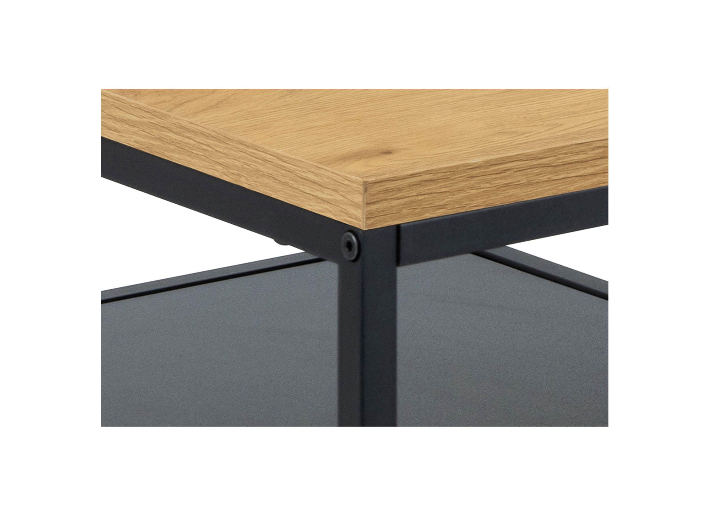 Table basse brun noir