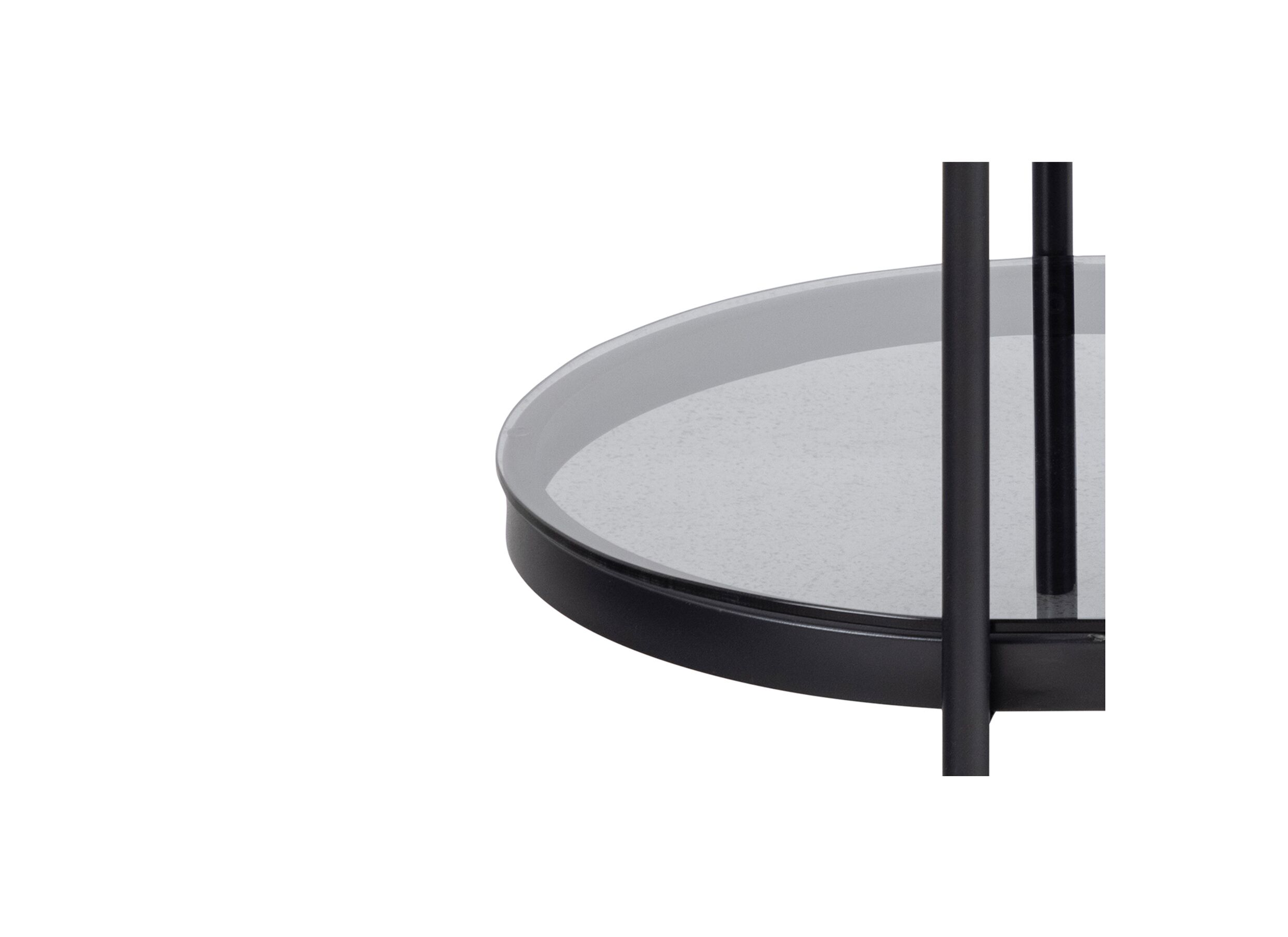Detailfoto - Salontafel metaal glas