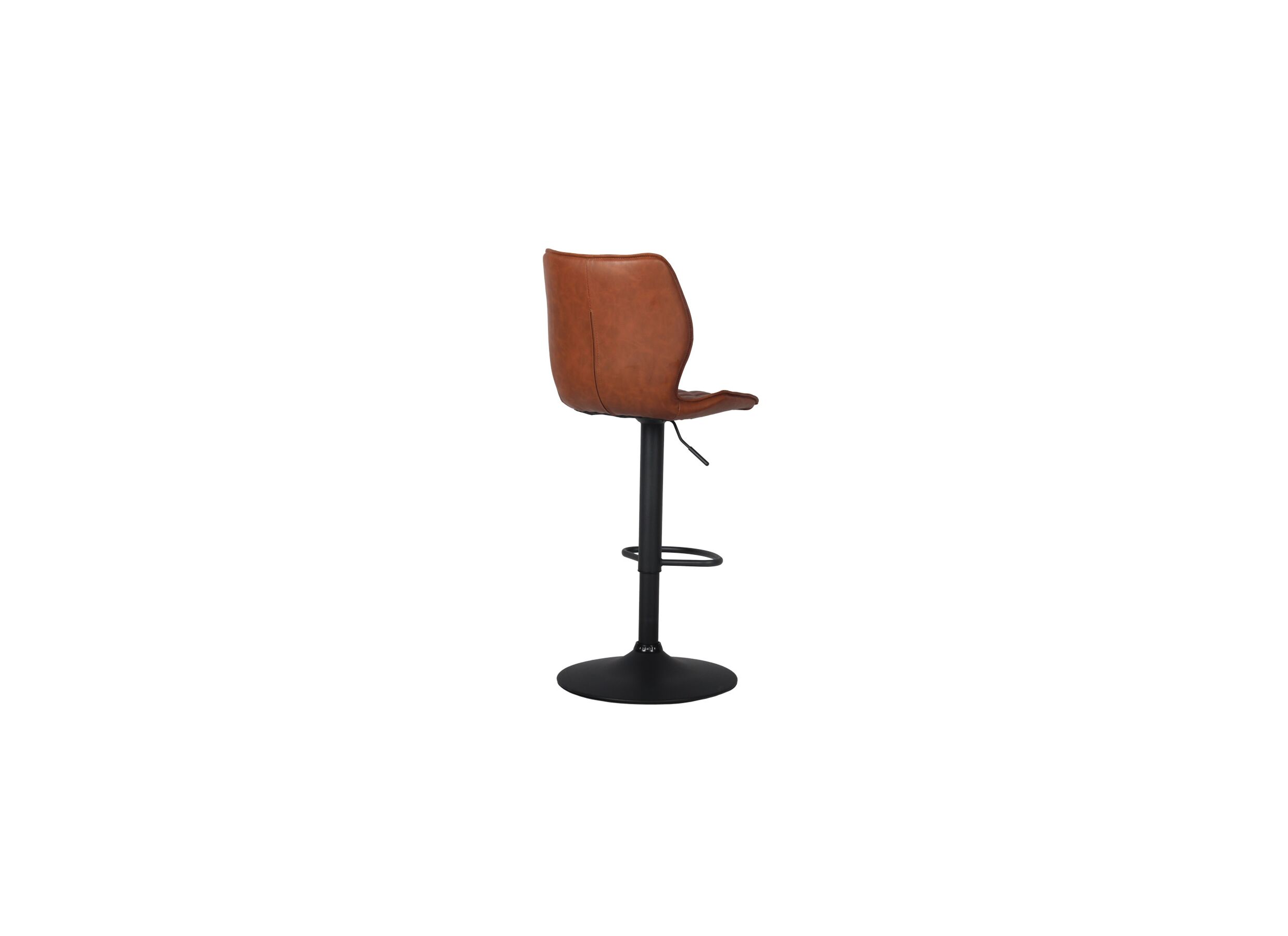 Overzichtsfoto - Barstoel Octavio ZH115cm - lederlook - cognac