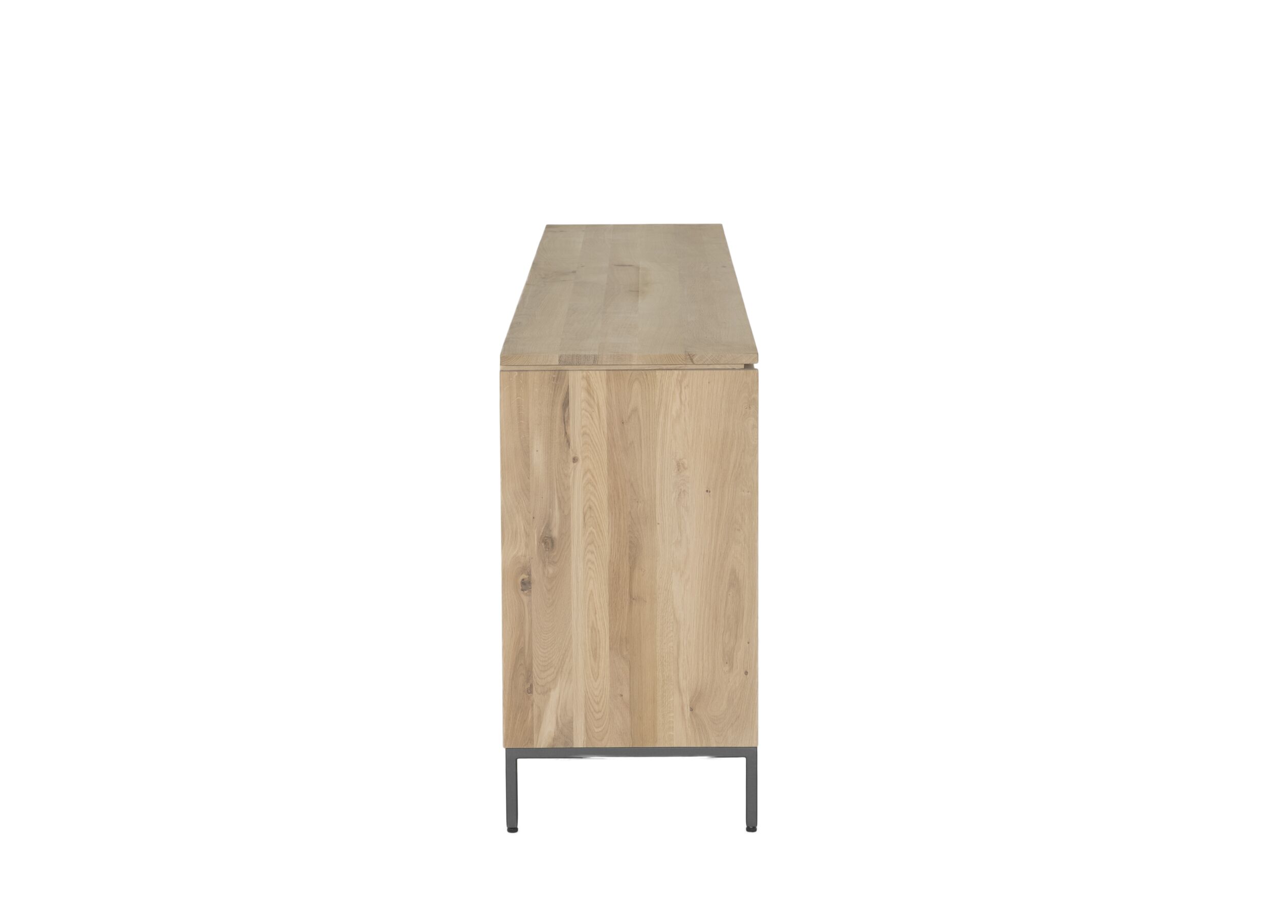 Buffet Nomade 240cm - chêne massif & décor - naturel