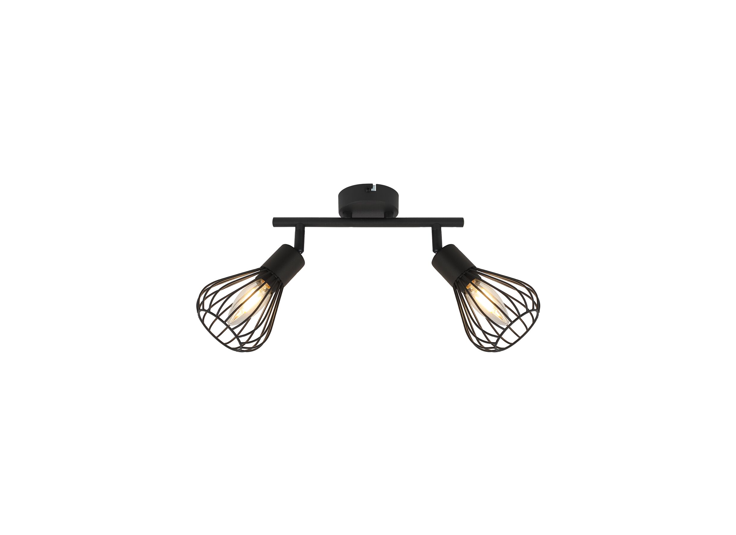 Opbouwspot Hernan met 2 spots 25W E14