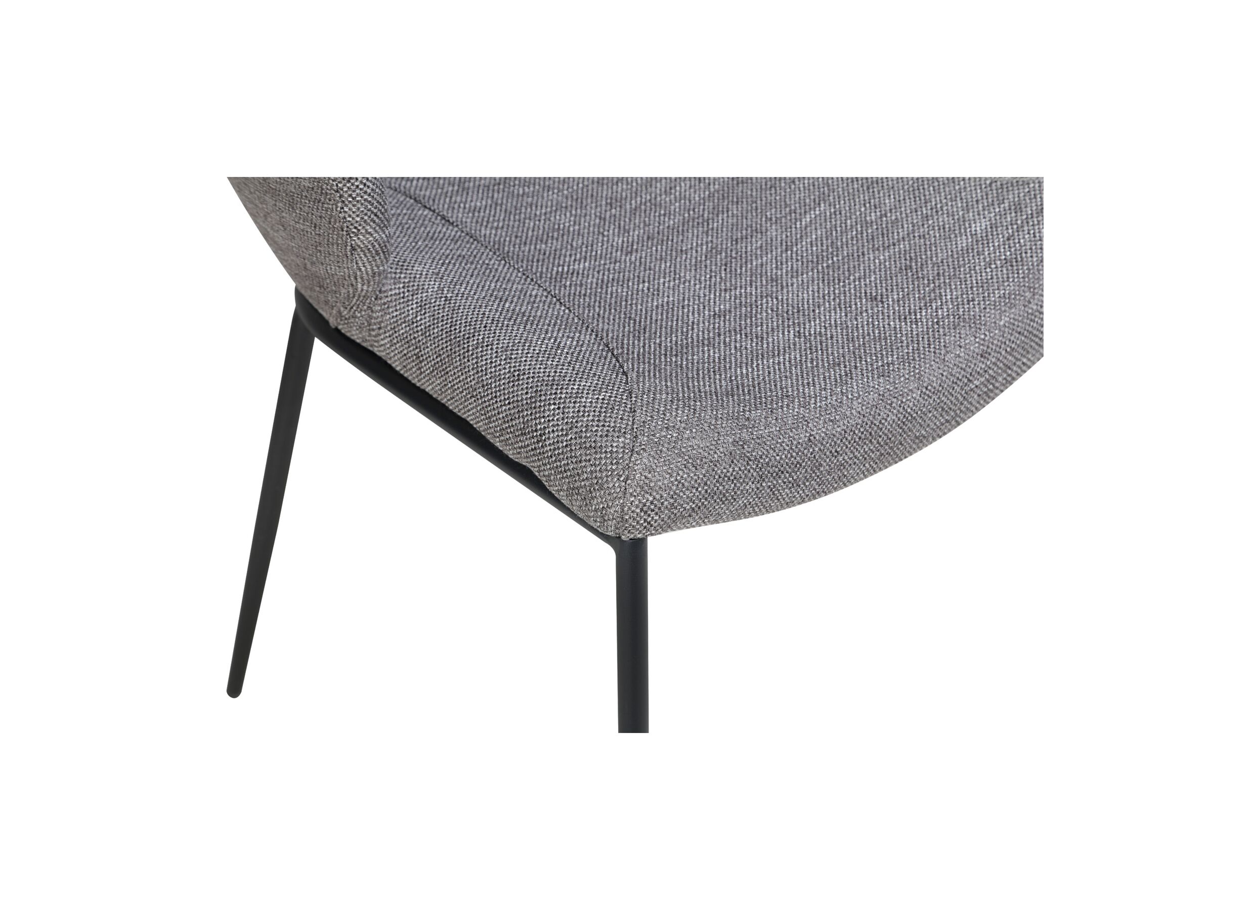 Detailfoto - Stoel Aguila 55x60x84cm - stof - grijs