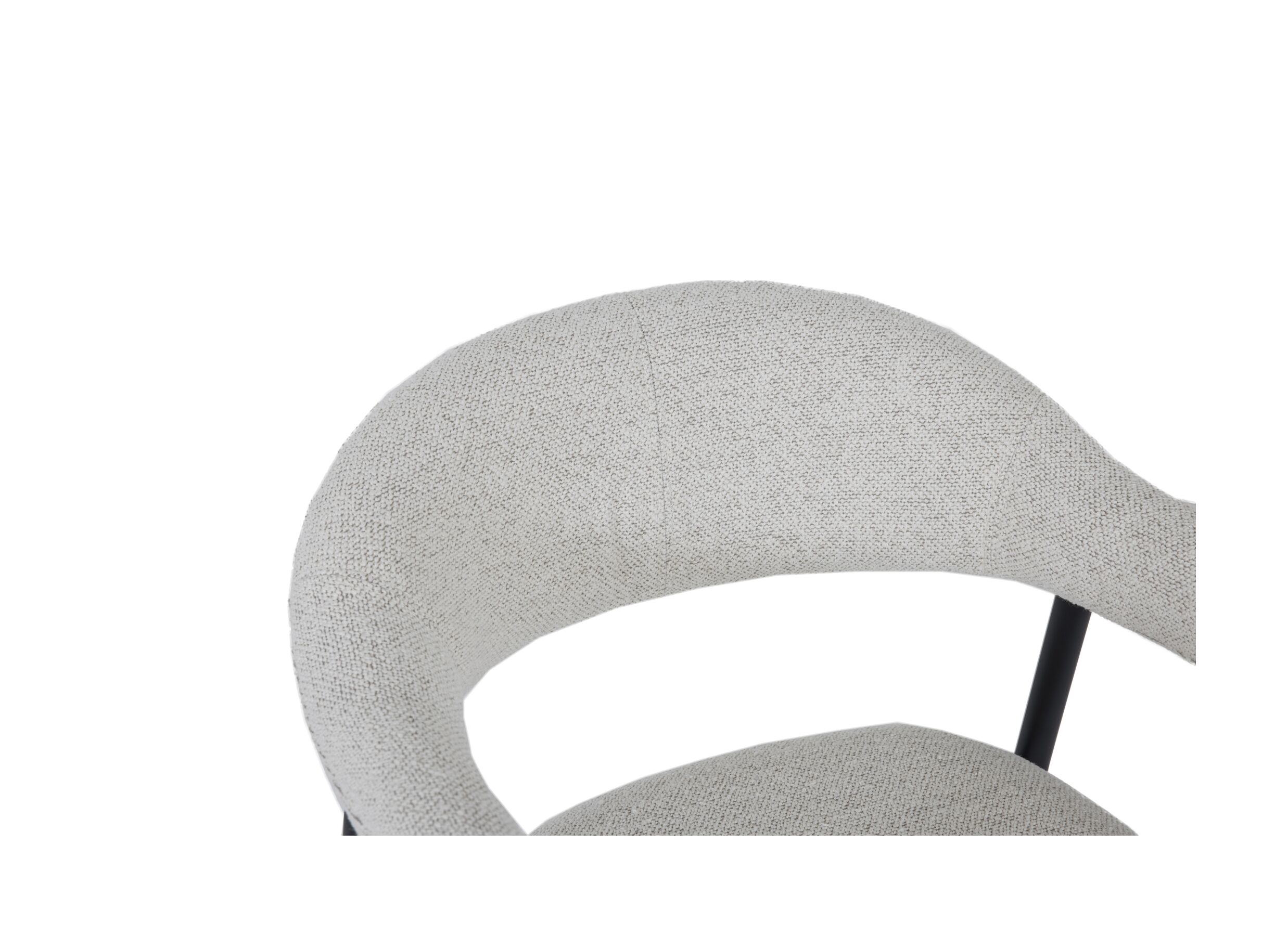 Detailfoto - Stoel Guess 56x56x75cm - stof - wit