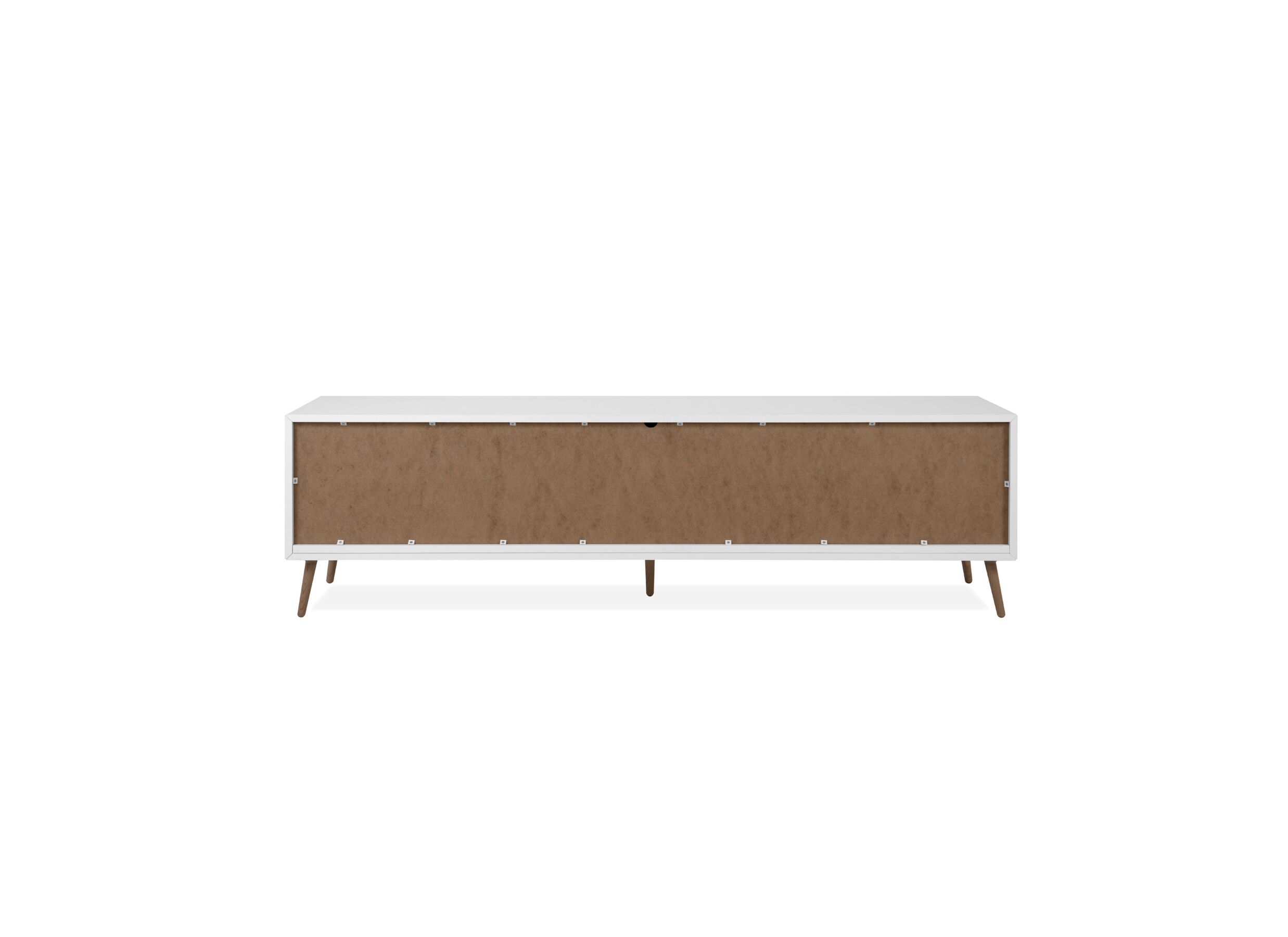 Aperçu - Meuble TV Arona 175cm - mélamine - blanc