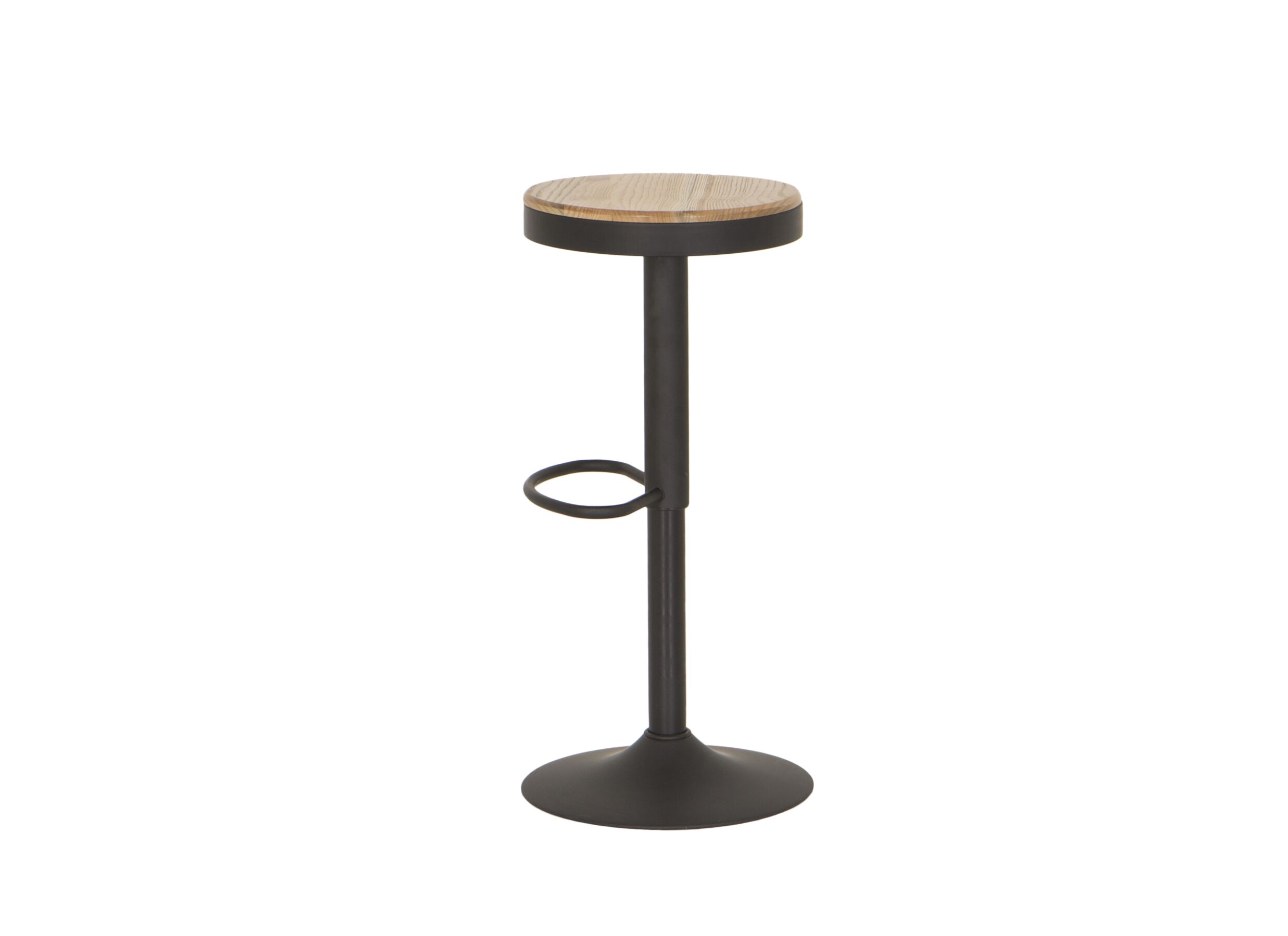 Barkruk Karma ZH59-80cm - hout - bruin/zwart