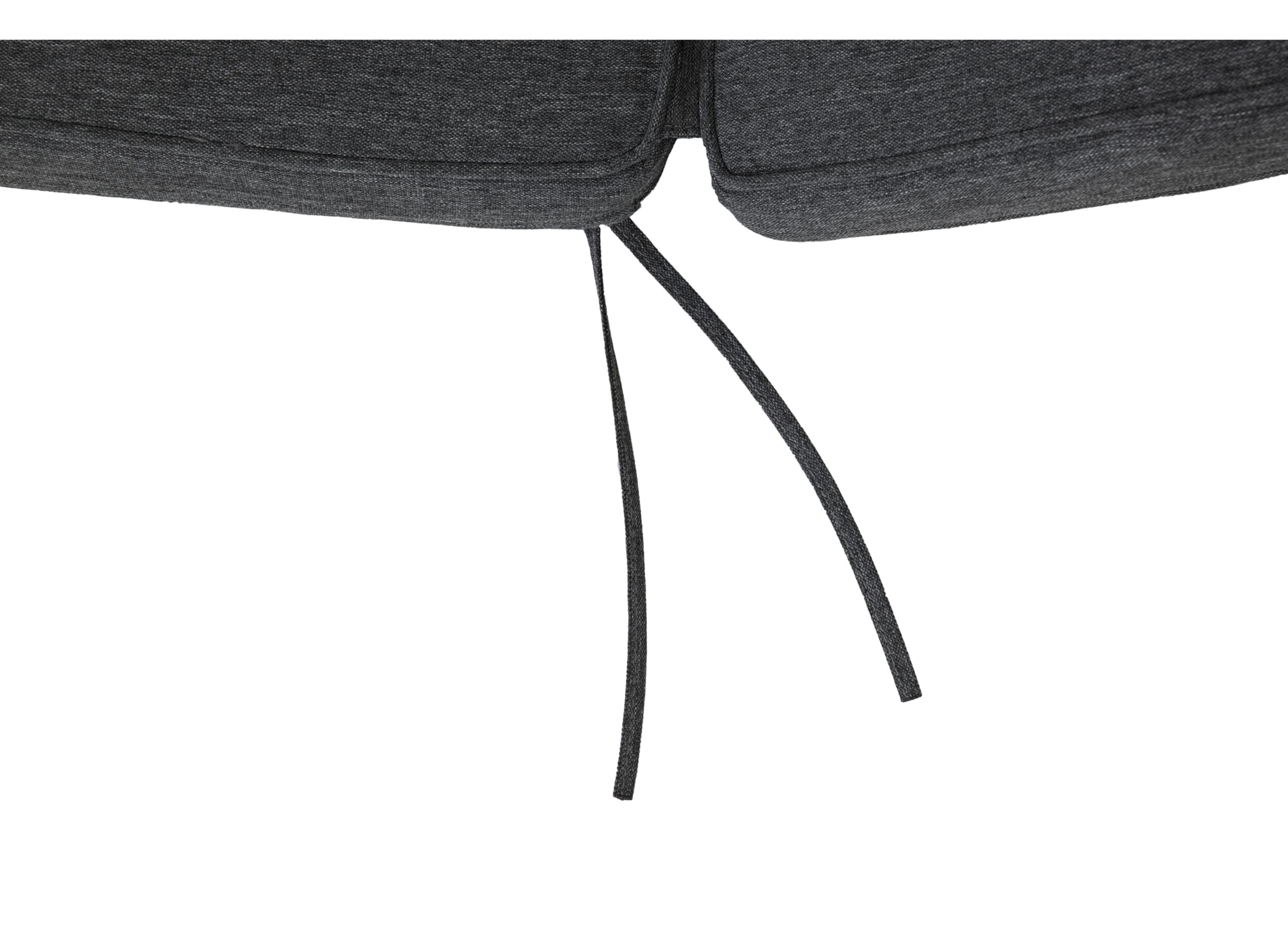 Detailfoto - Ligbedkussen Summertime 190x62cm - polyestervezel - antraciet