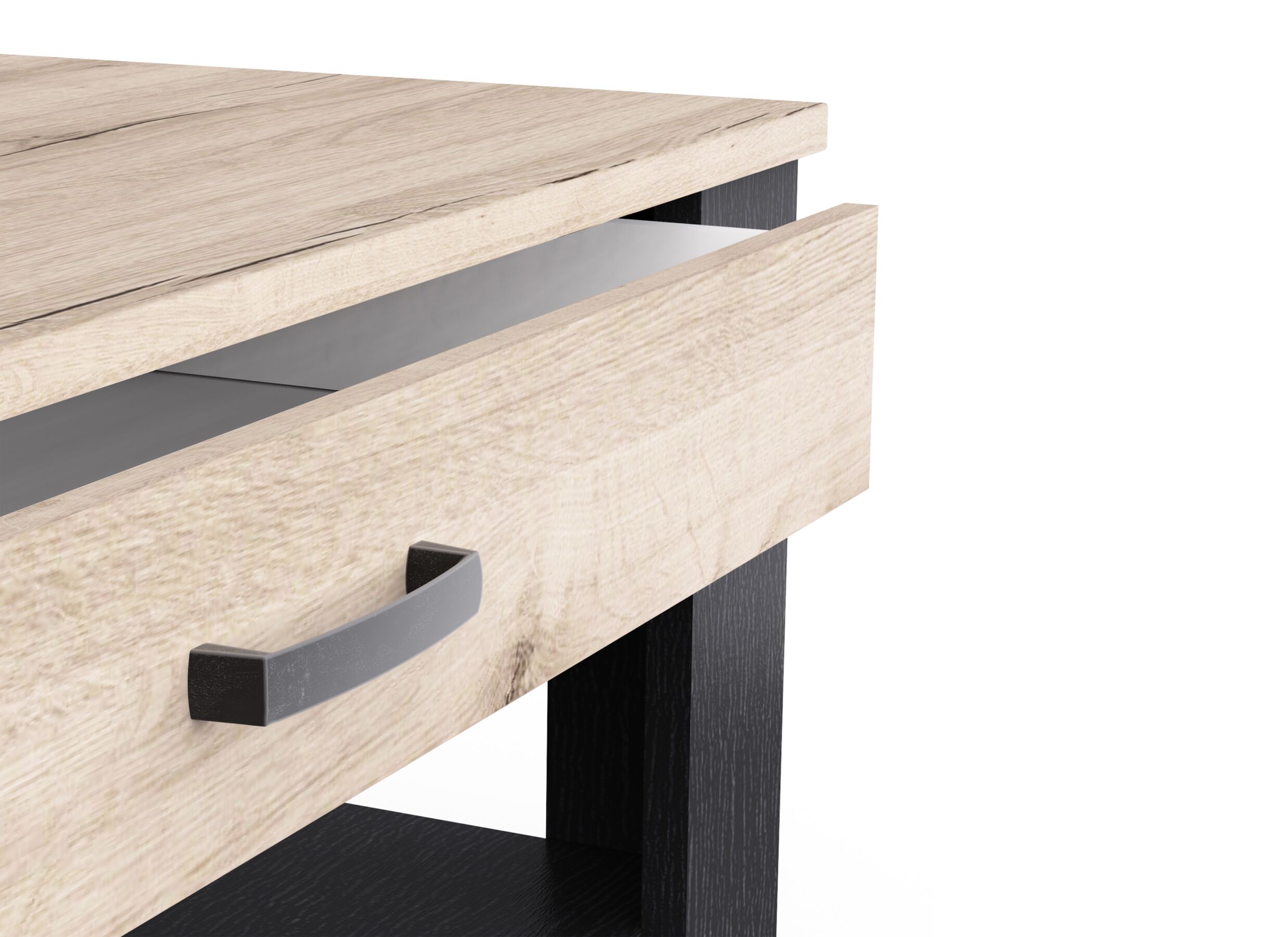 Detailfoto - Salontafel Aubrac 120x64cm - decor - royal oak & ebben