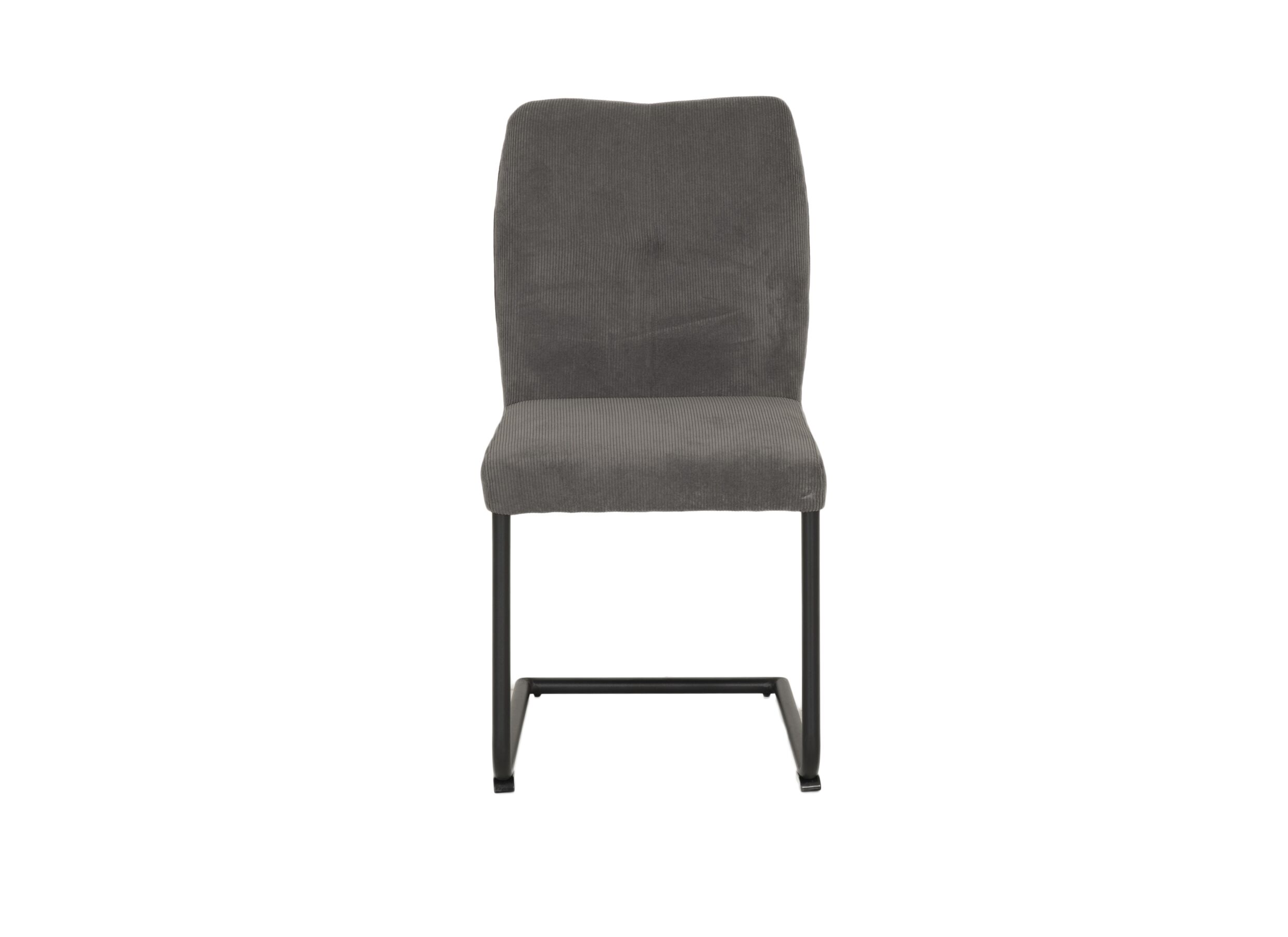 Aperçu - Chaise Golding 45,5x61x91cm - velours - gris