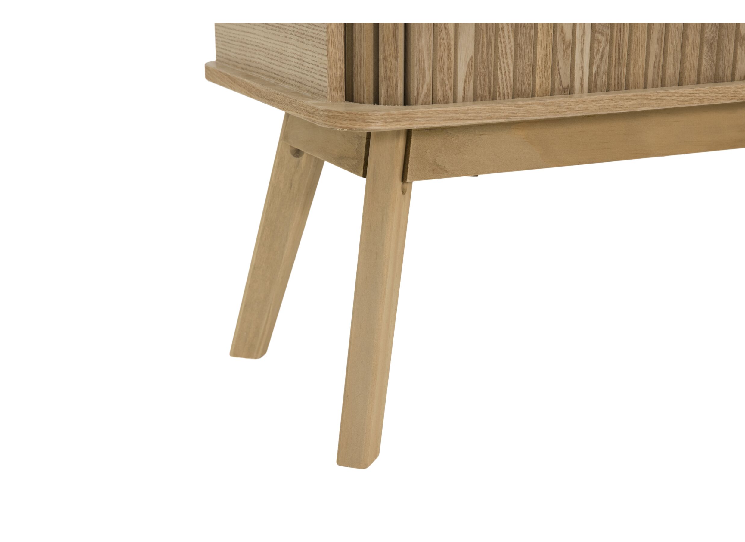 Detail - Meuble TV Eno 100cm - MDF/placage de frêne - naturel