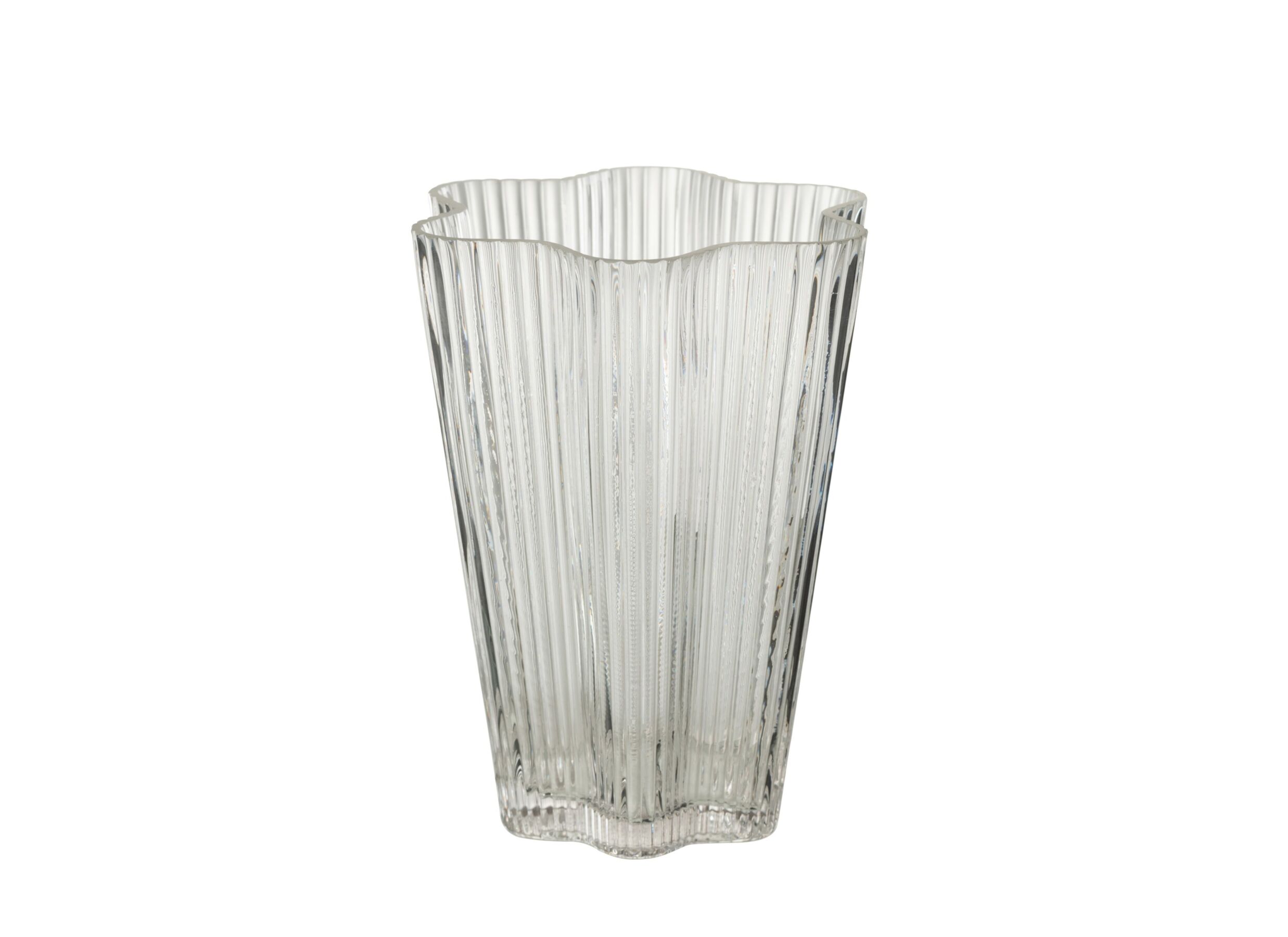 Vaas Clara H20cm - glas - transparant - Vase Clara H20cm - verre - transparent