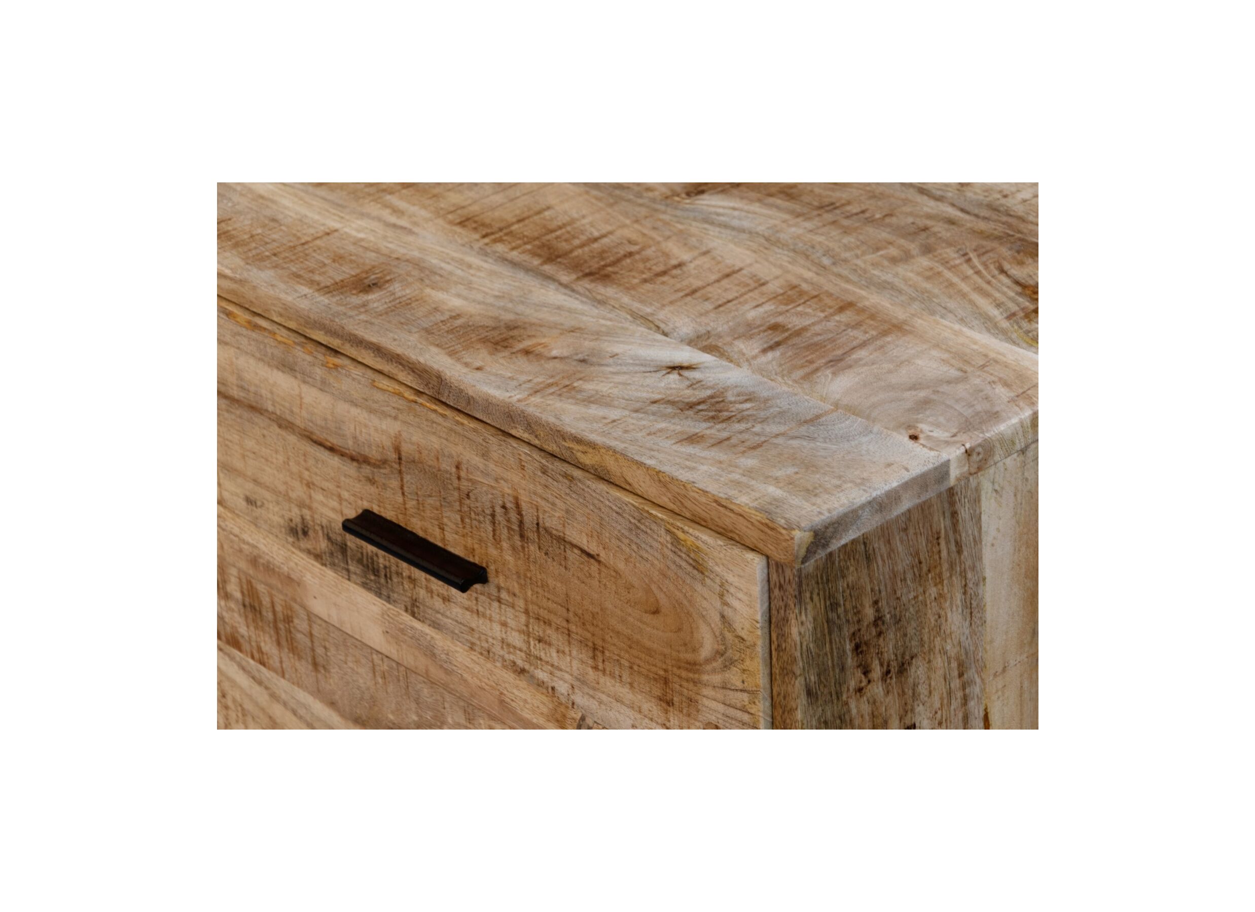 Detail - Commode Tarth 86x43x99cm - mangue massif - naturel