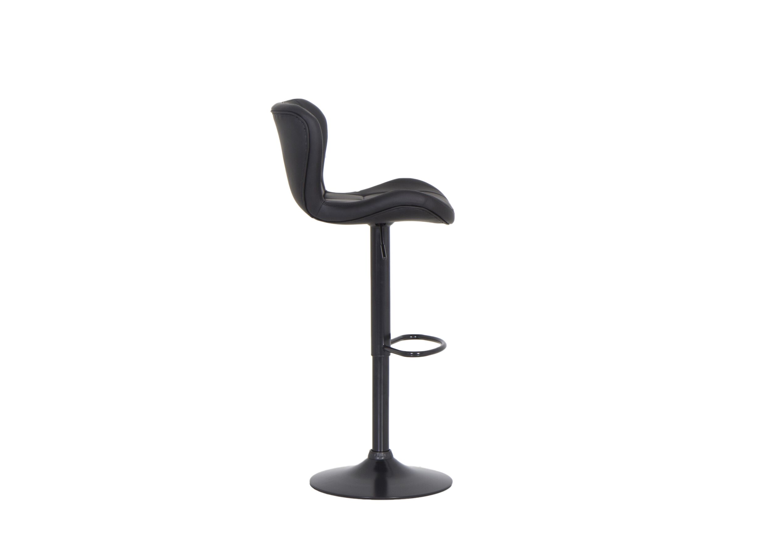 Detail - Chaise de bar Vaillant HA61cm similicuir noir