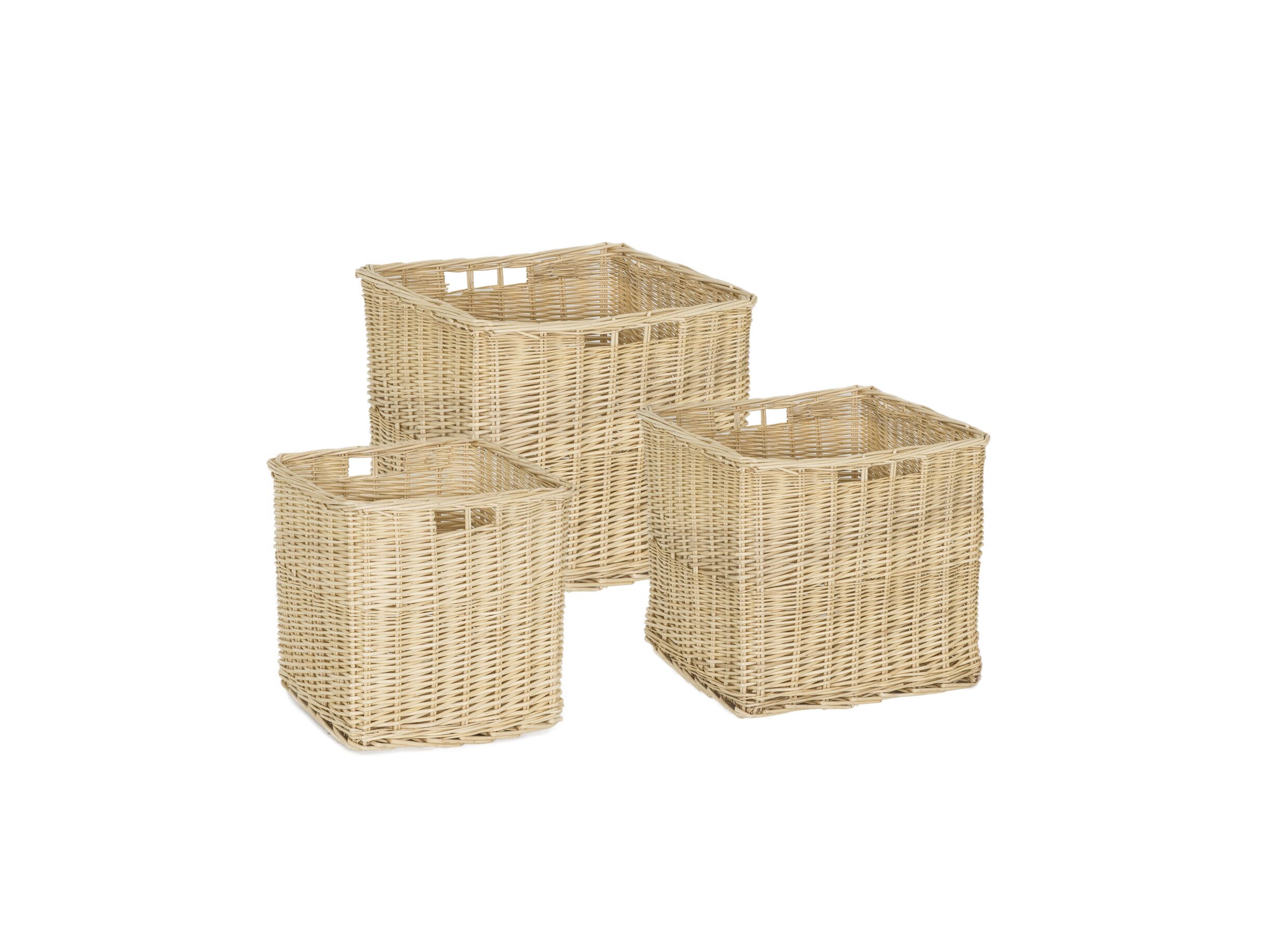Setfoto - Opbergmand 47x47x45cm - wilg naturel